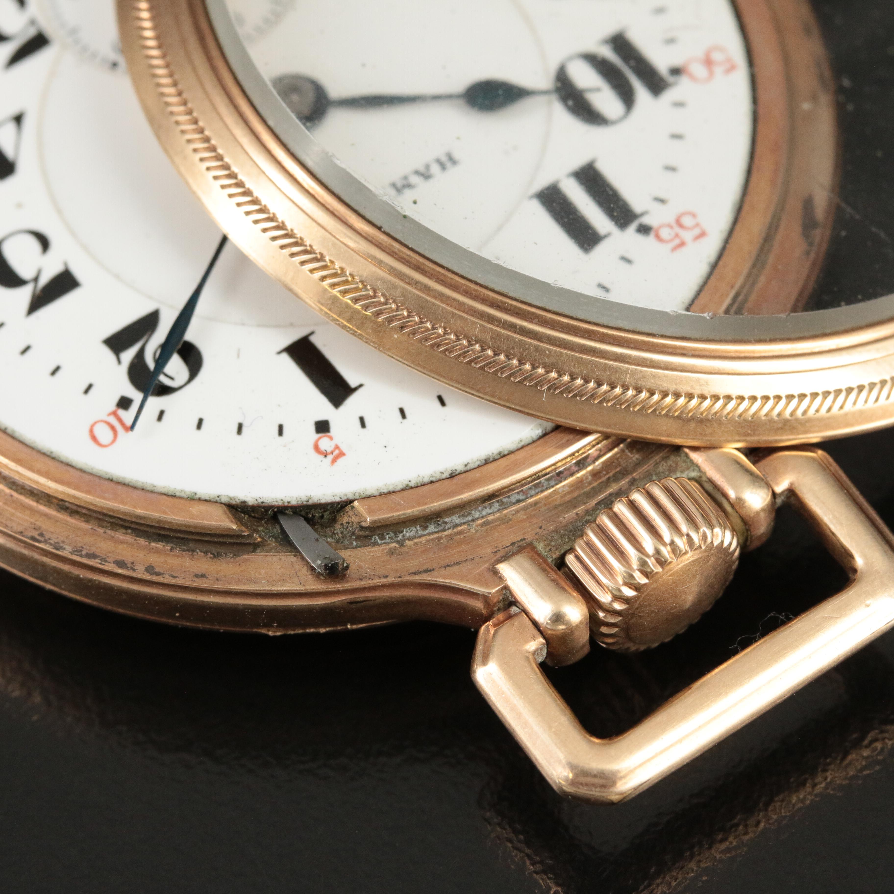 1920s Hamilton Railroad Grade Open Face Pocket Watch