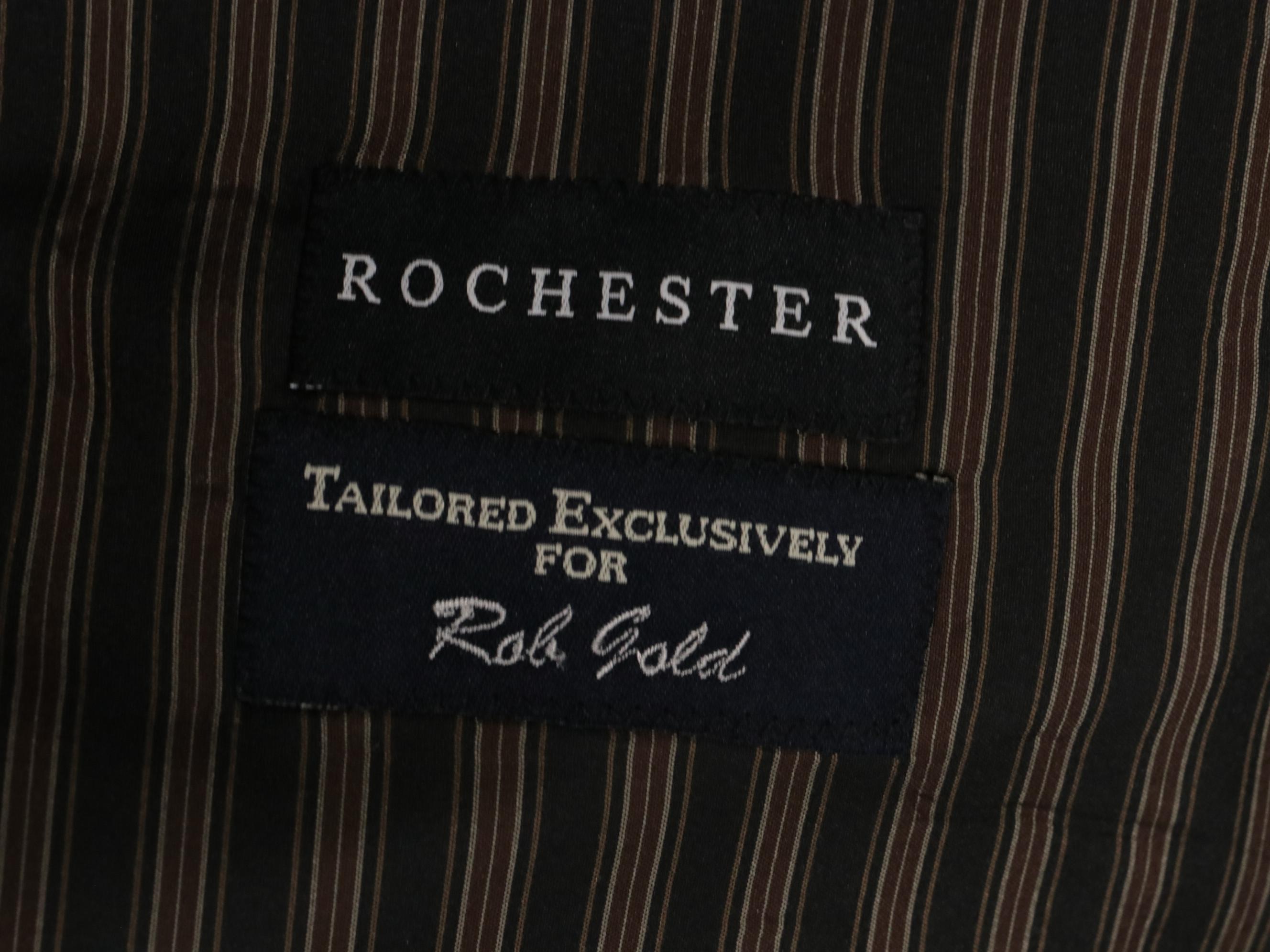 Men's Rochester Big & Tall Plaid, Check and Herringbone Wool Blazer