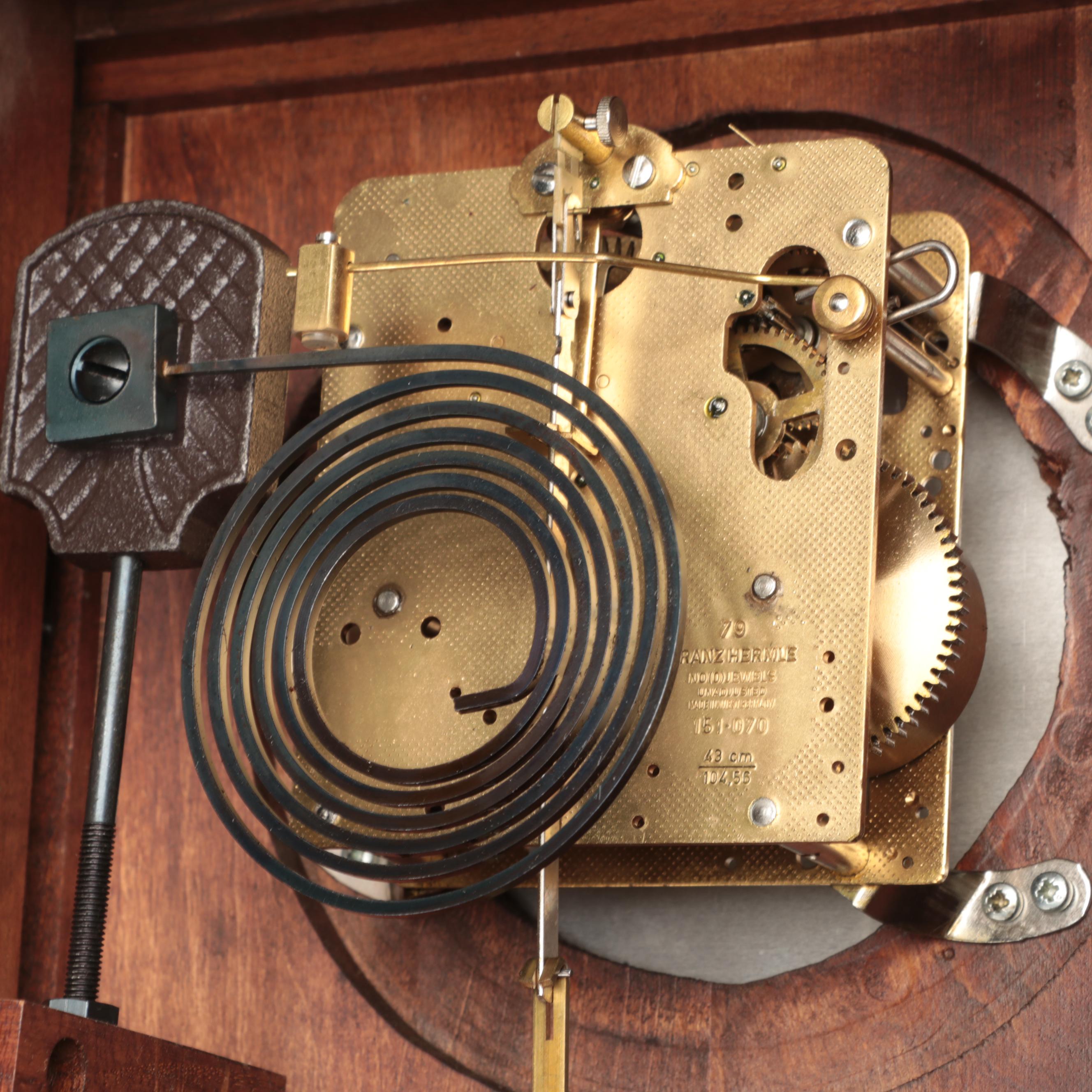 Ridgeway Schoolhouse Regulator Pendulum Wall Clock, Late 20th Century