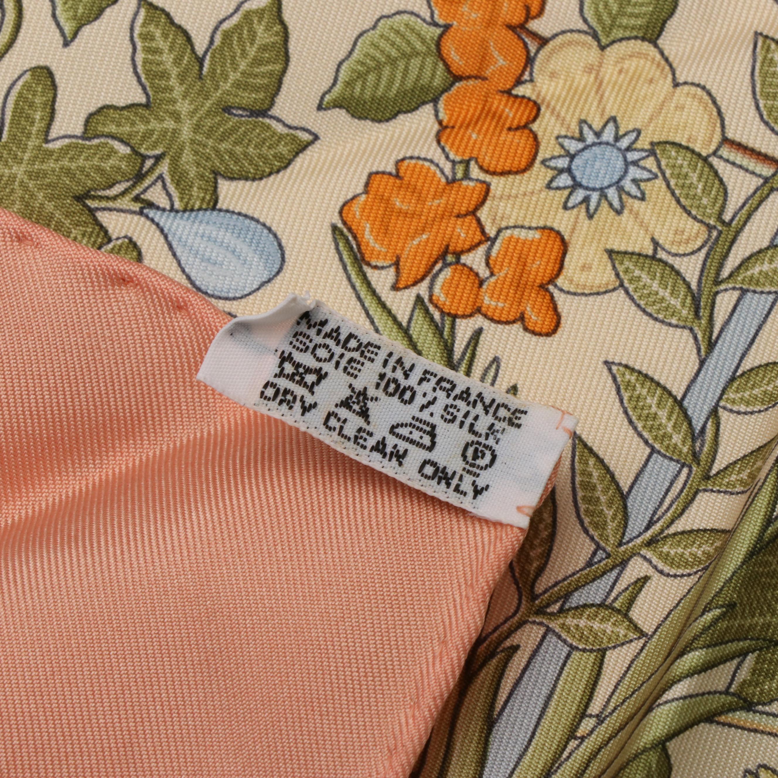 Hermès "Axis Mundi" Silk Scarf