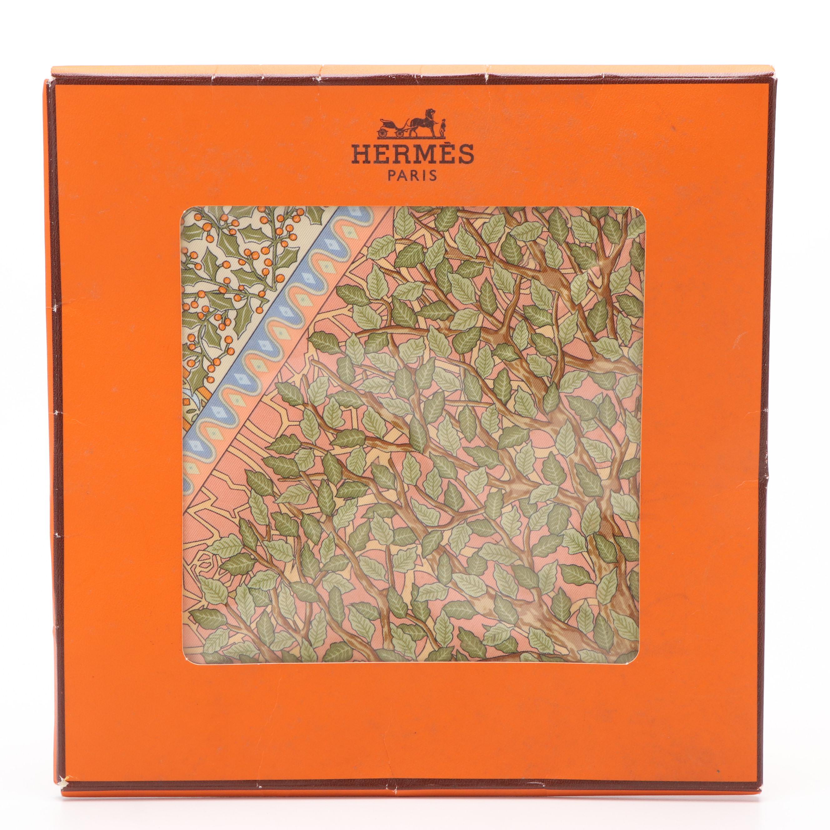 Hermès "Axis Mundi" Silk Scarf EBTH
