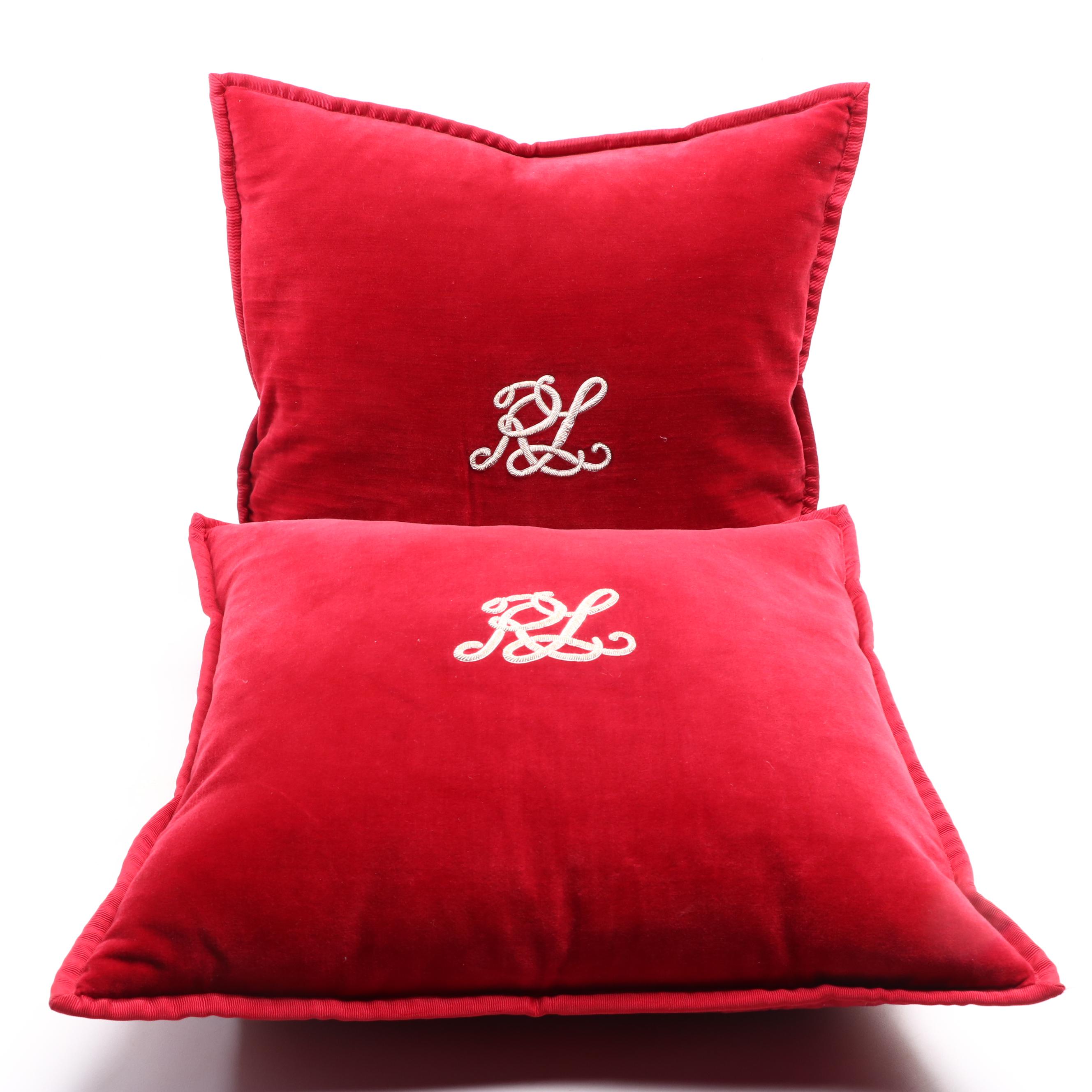 Ralph Lauren Monogrammed Accent Pillows and More
