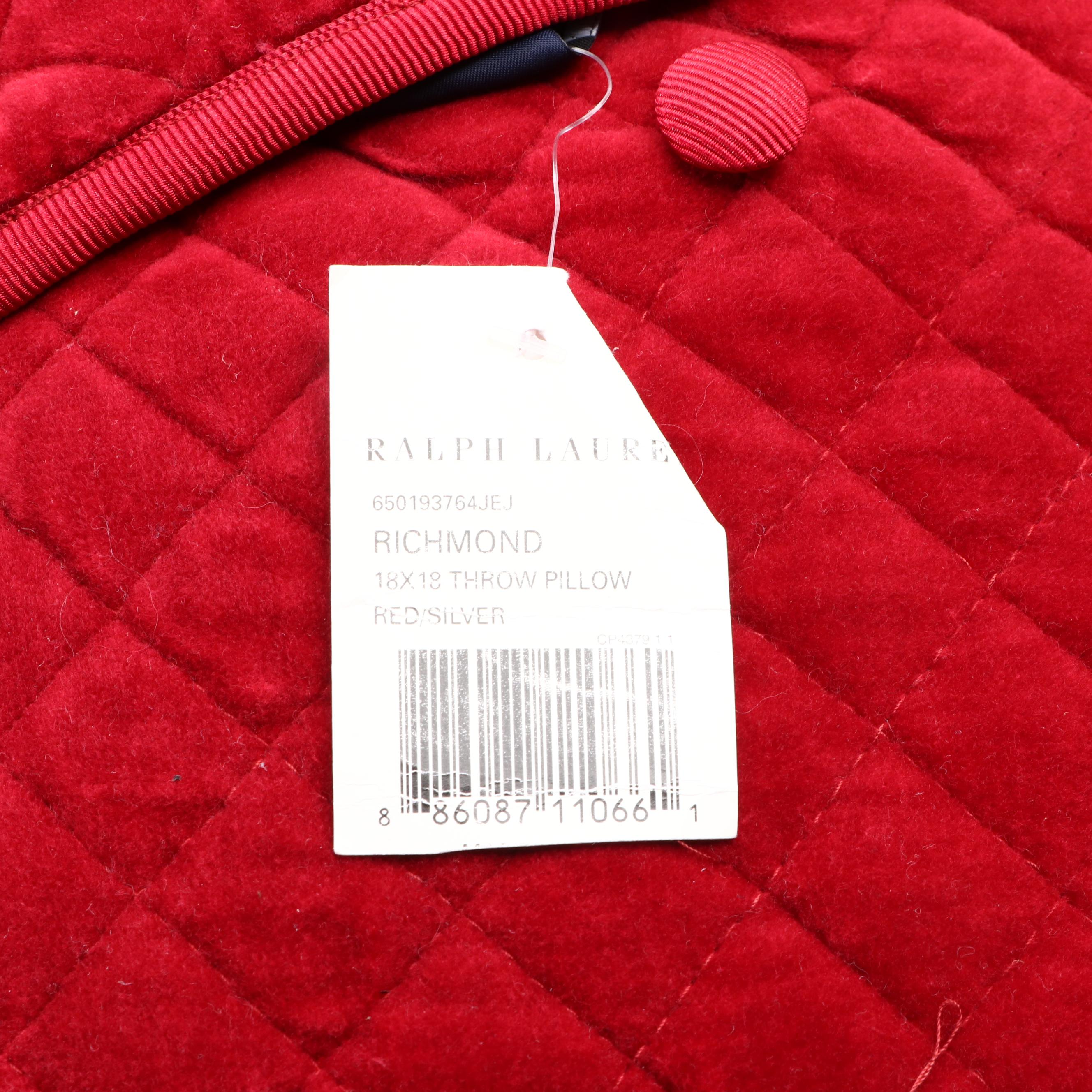 Ralph Lauren Monogrammed Accent Pillows and More