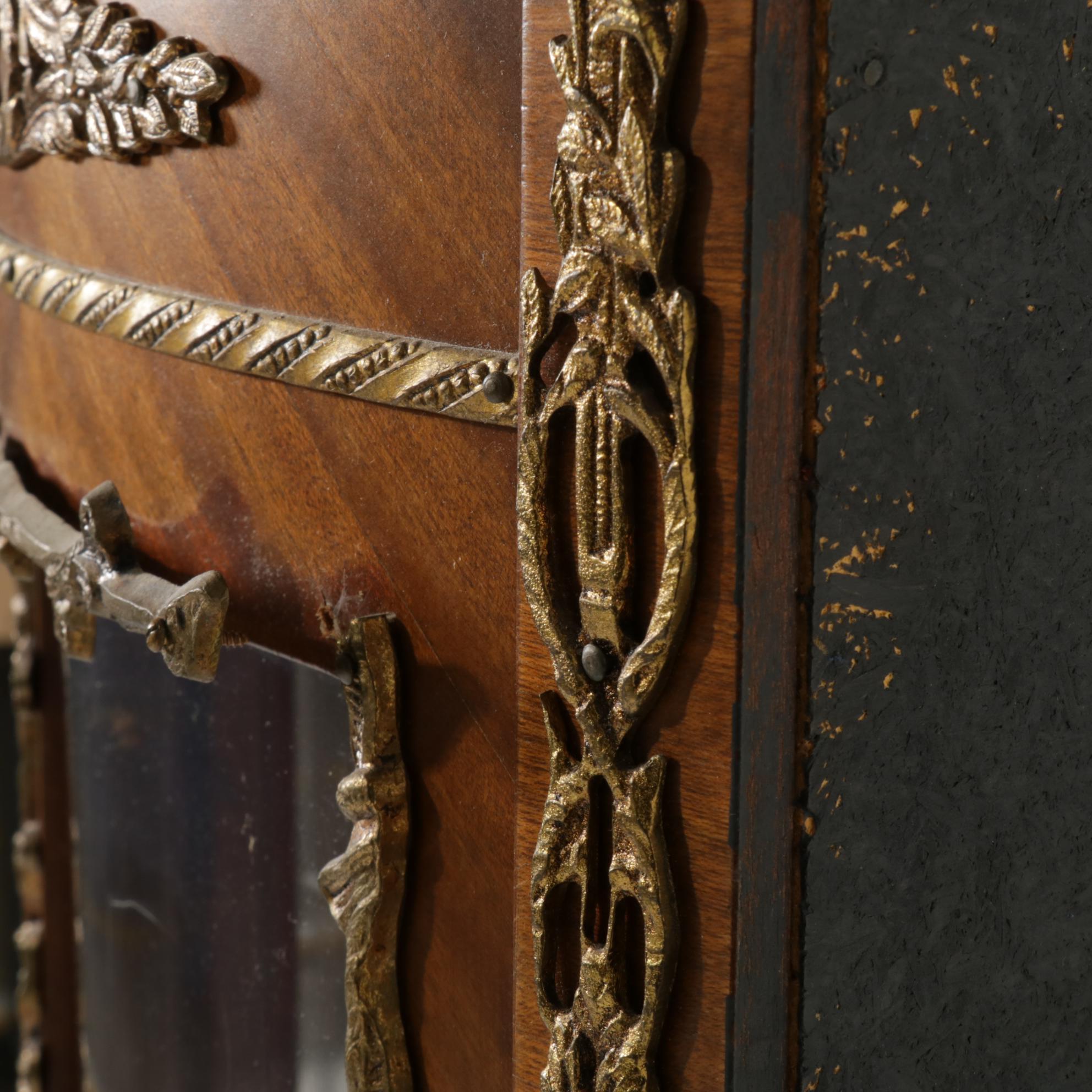 Hartman Louis XV Style Gilt Metal-Mounted and Polychrome-Decorated Vitrine