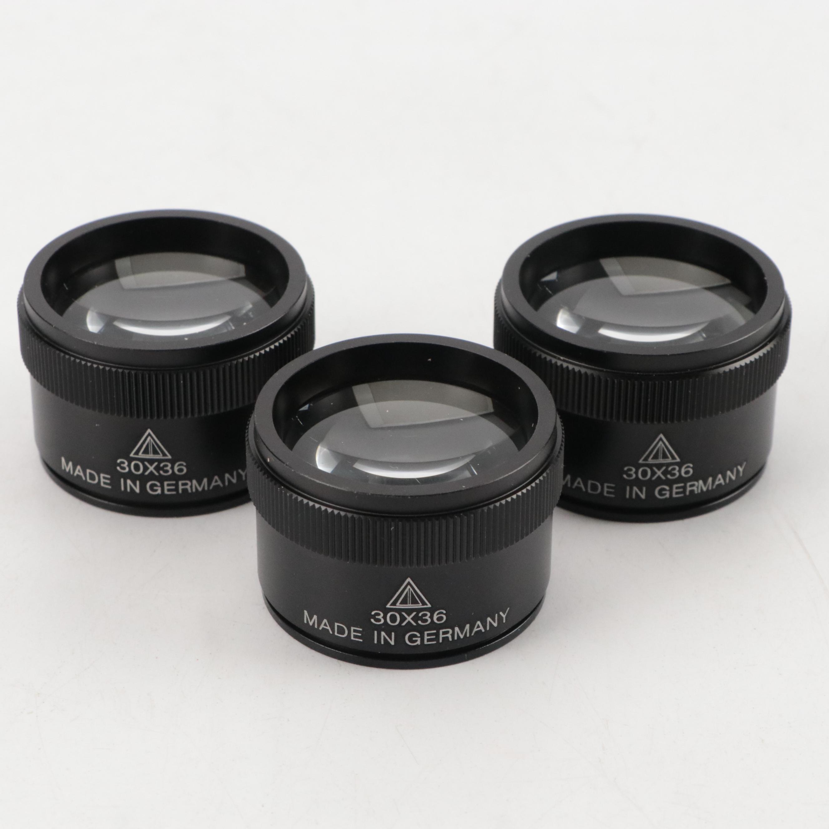 Triplet and Other Loupes with Currency Detecting Microscope