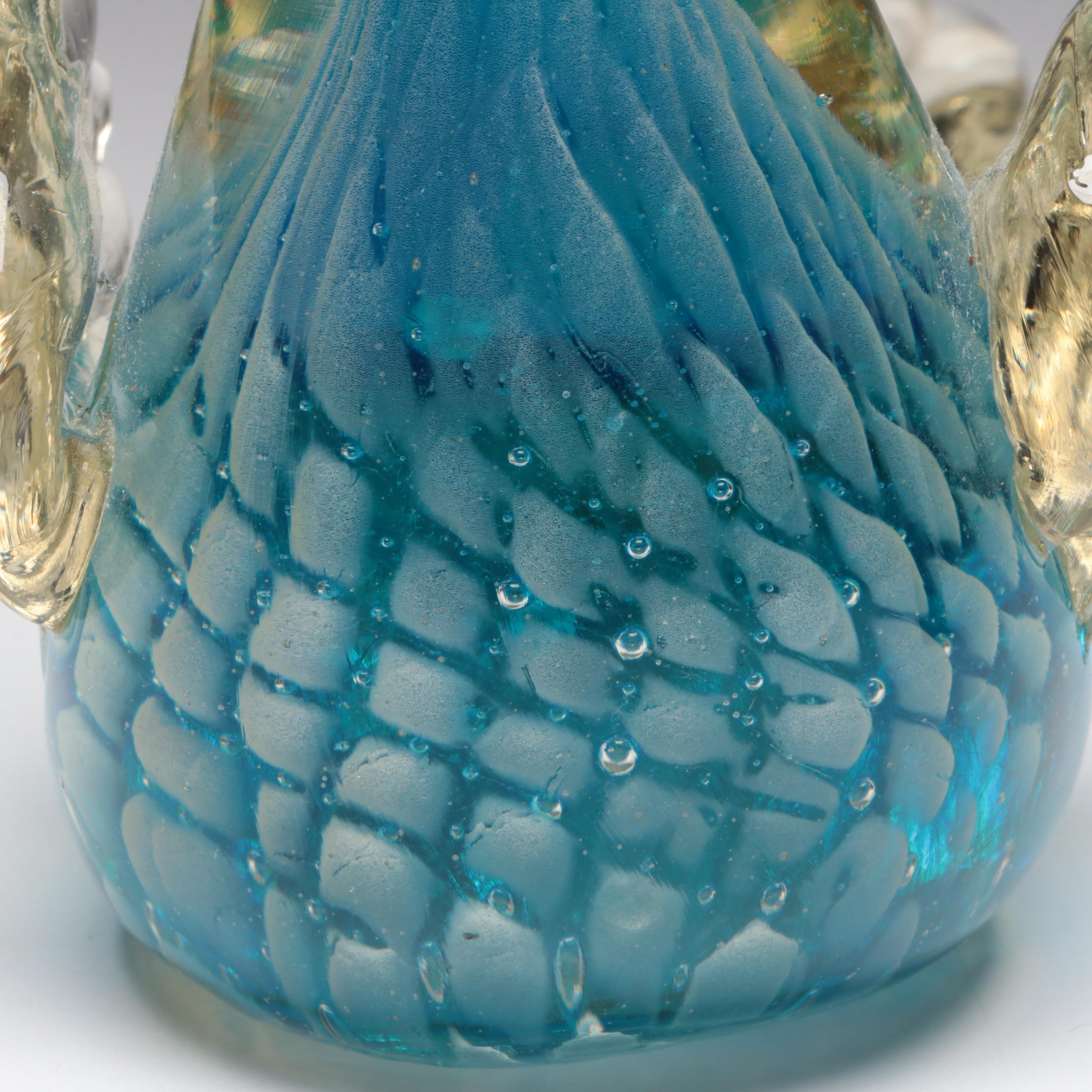 Blown Glass Bird Figurine