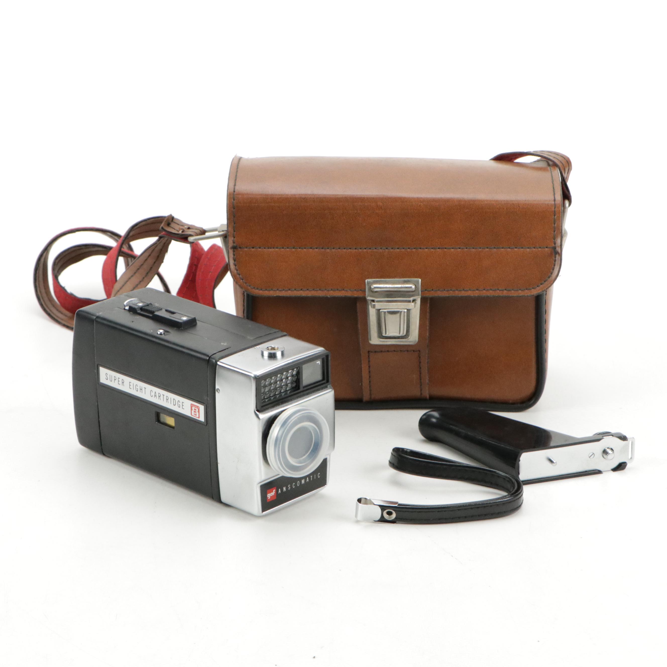 Gaf Anscomatic Super 8 Video Camera with Panasonic and Other Digital Cameras