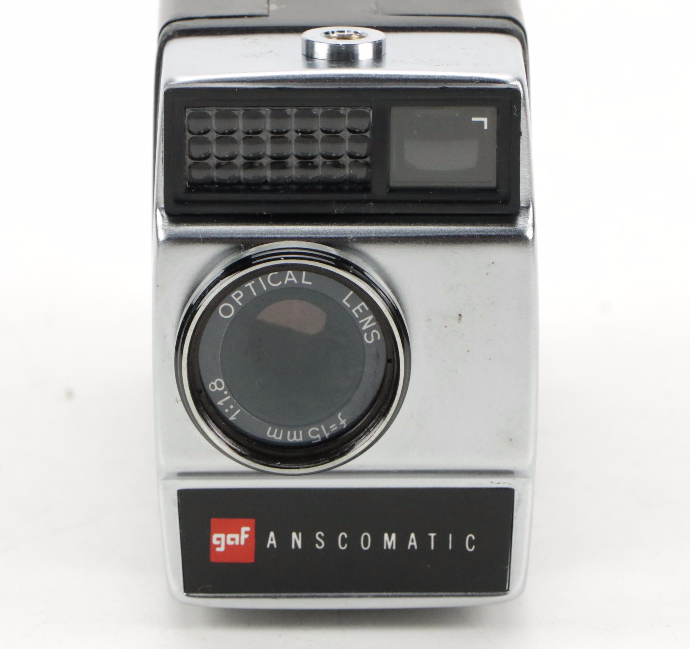 Gaf Anscomatic Super 8 Video Camera with Panasonic and Other Digital Cameras