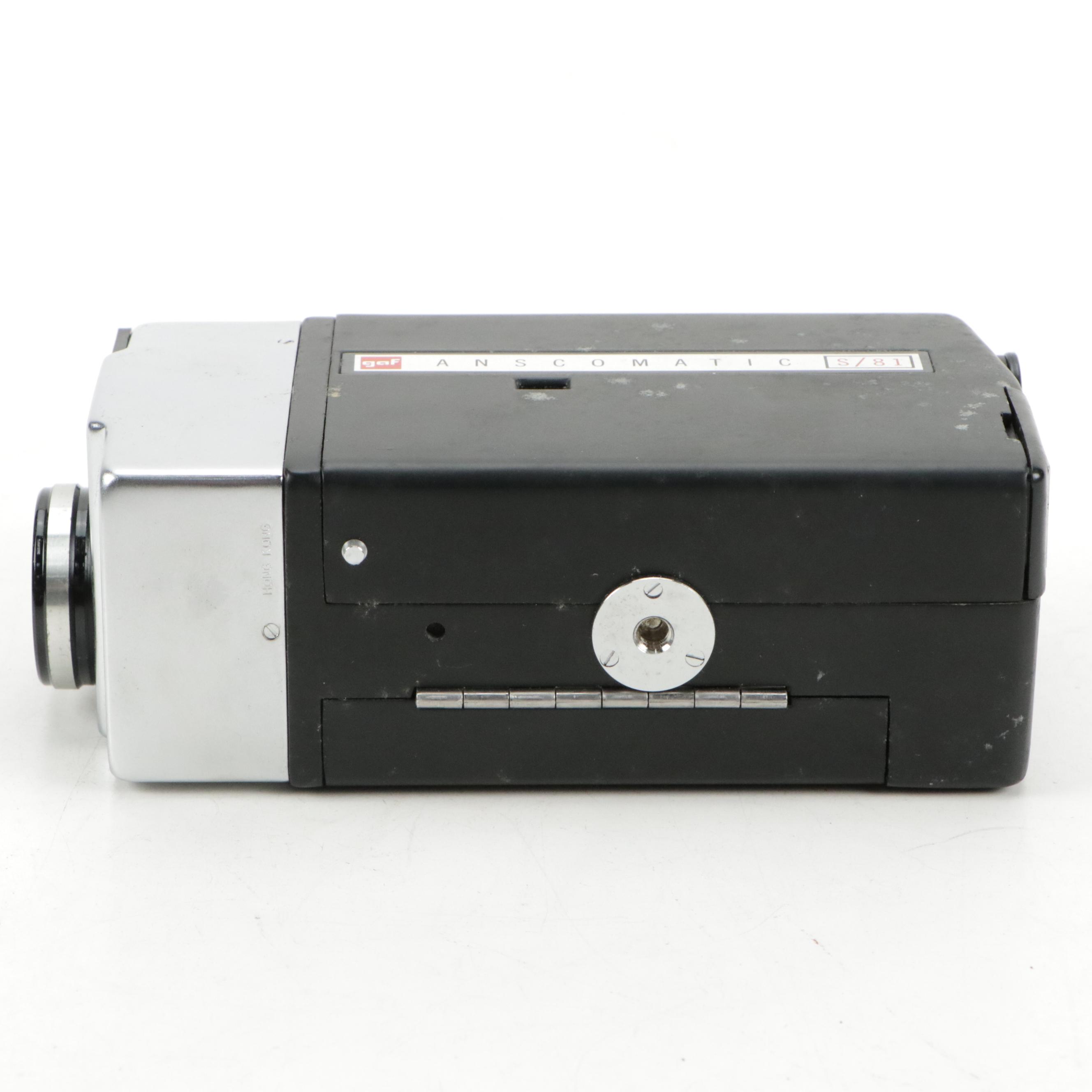 Gaf Anscomatic Super 8 Video Camera with Panasonic and Other Digital Cameras