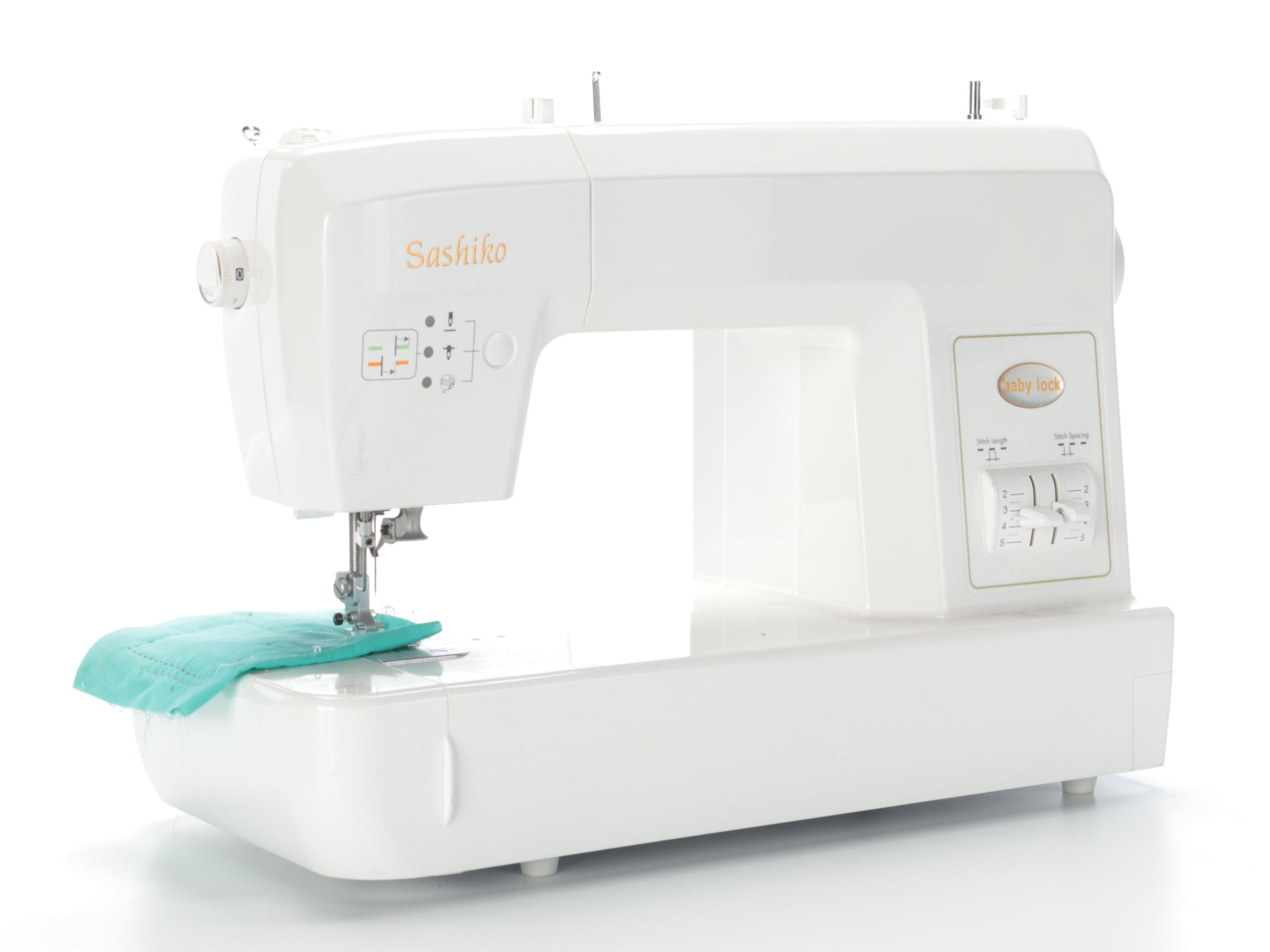 Shasiko Baby Lock Sewing Machine With Sewing Supplies