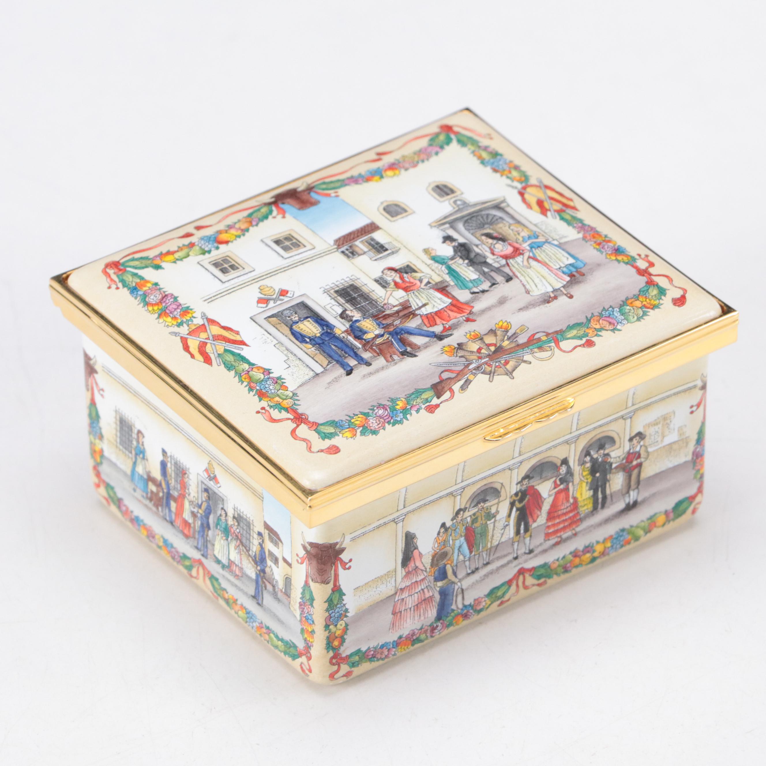 Halcyon Days Enamels Limited Edition "Toréador En Garde" Music Box