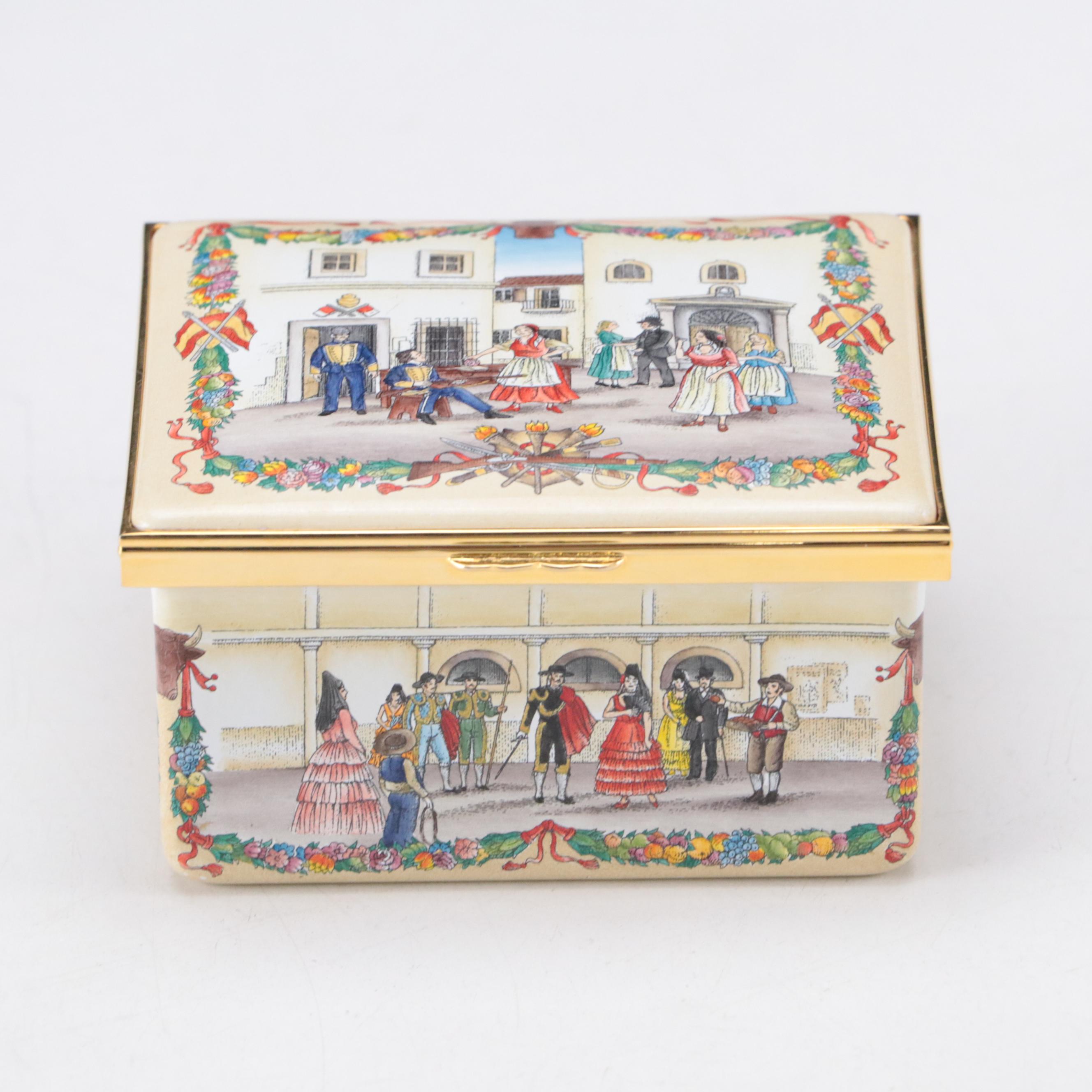 Halcyon Days Enamels Limited Edition "Toréador En Garde" Music Box
