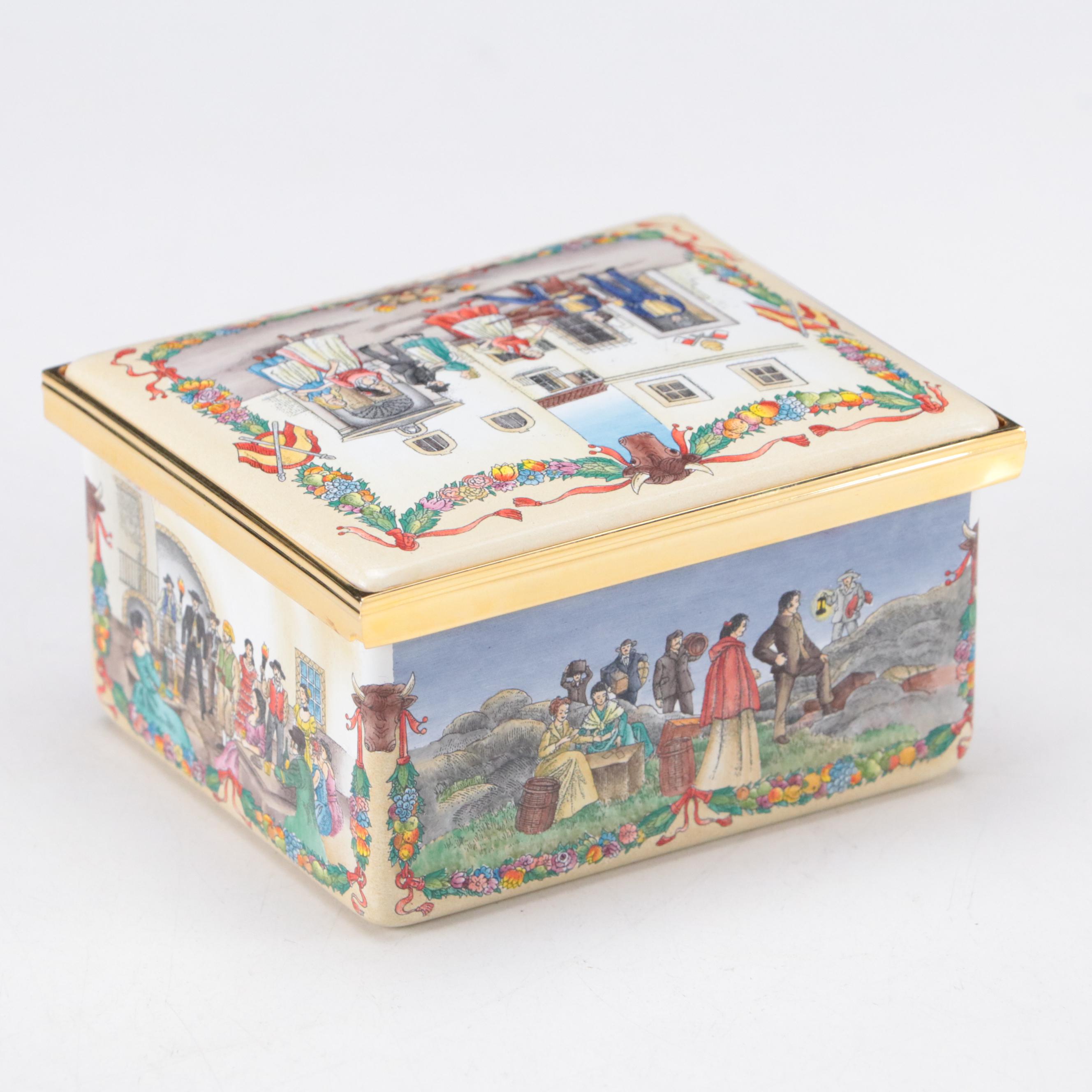 Halcyon Days Enamels Limited Edition "Toréador En Garde" Music Box