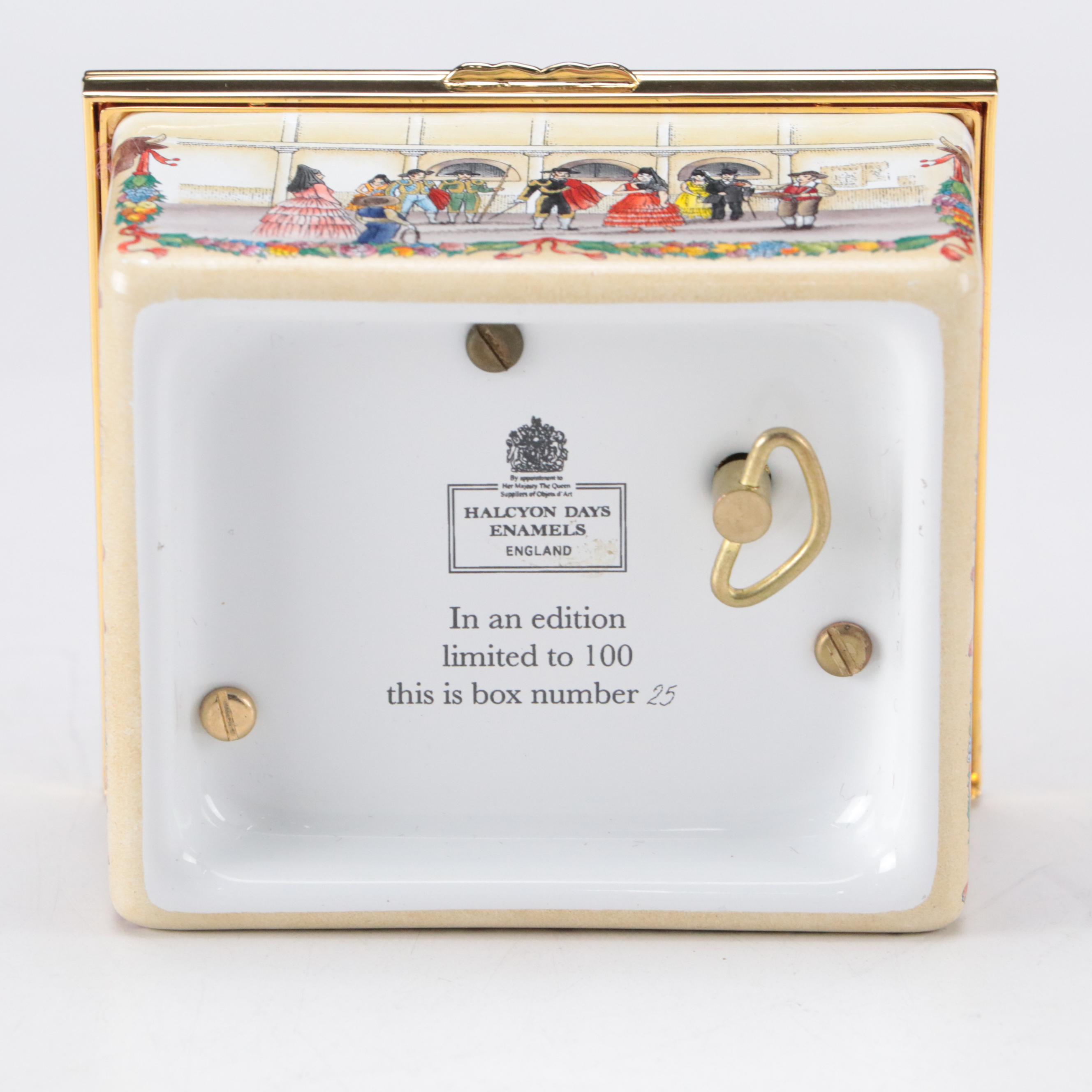 Halcyon Days Enamels Limited Edition "Toréador En Garde" Music Box