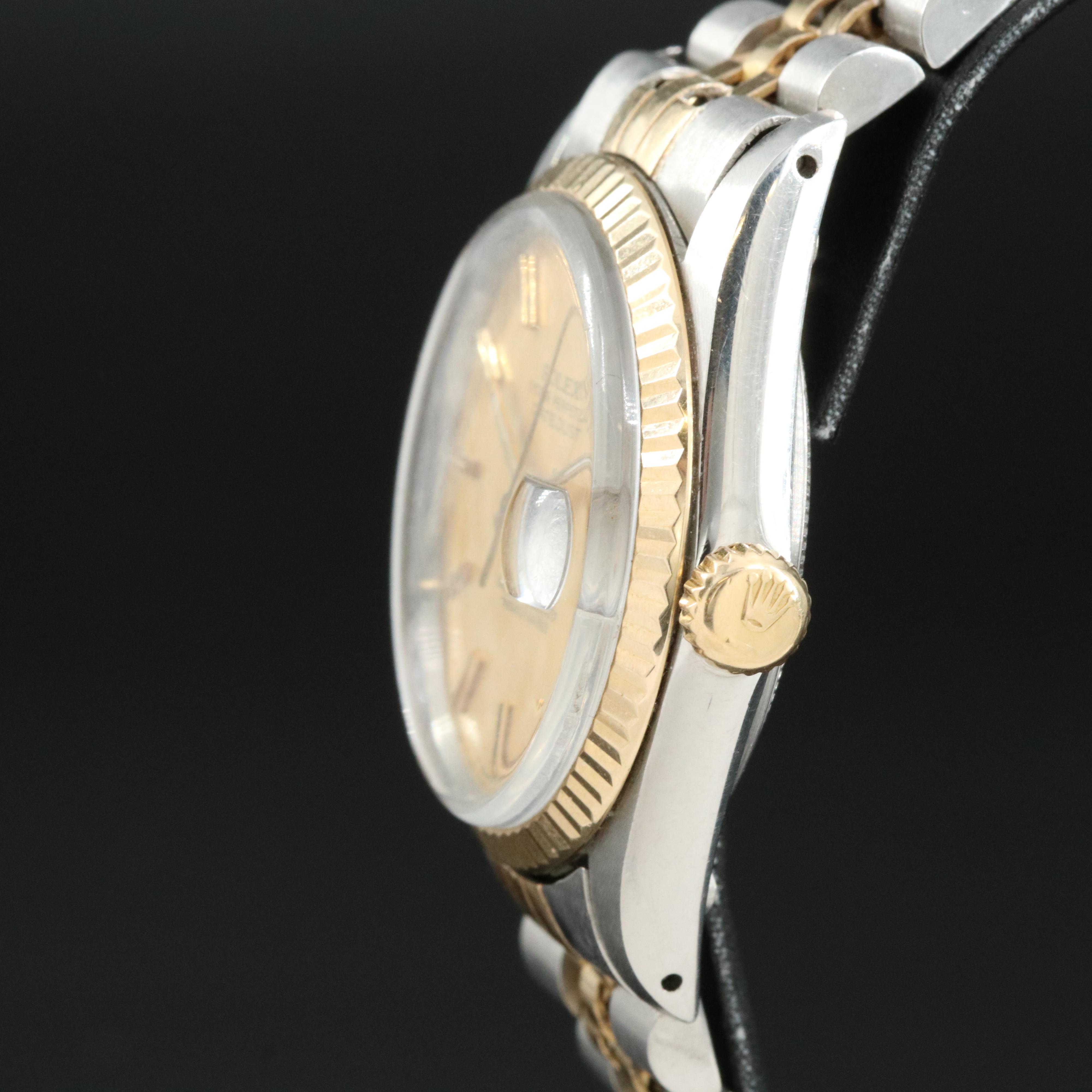 1987 Rolex Oyster Perpetual Datejust 18K and Stainless Steel Watch