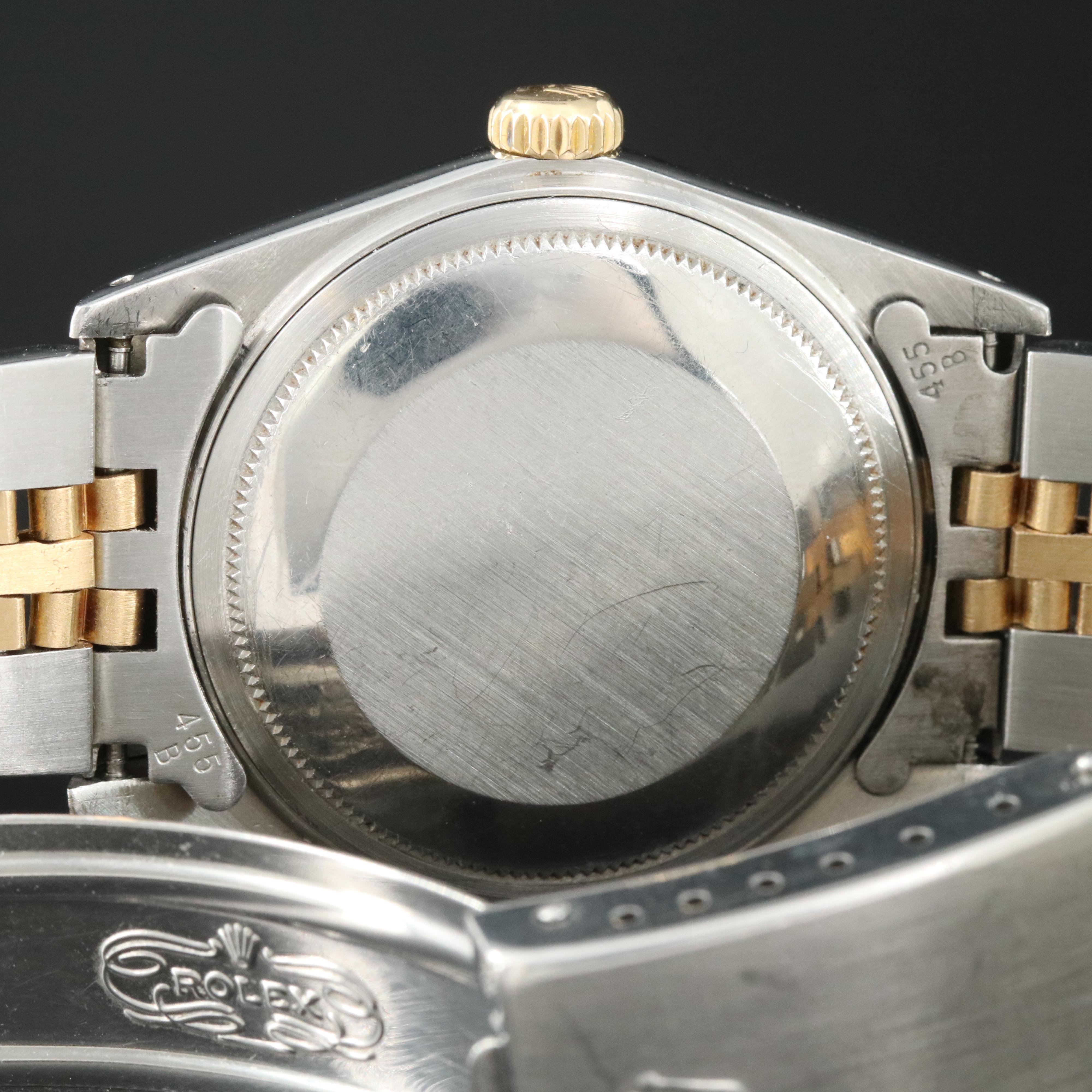 1987 Rolex Oyster Perpetual Datejust 18K and Stainless Steel Watch