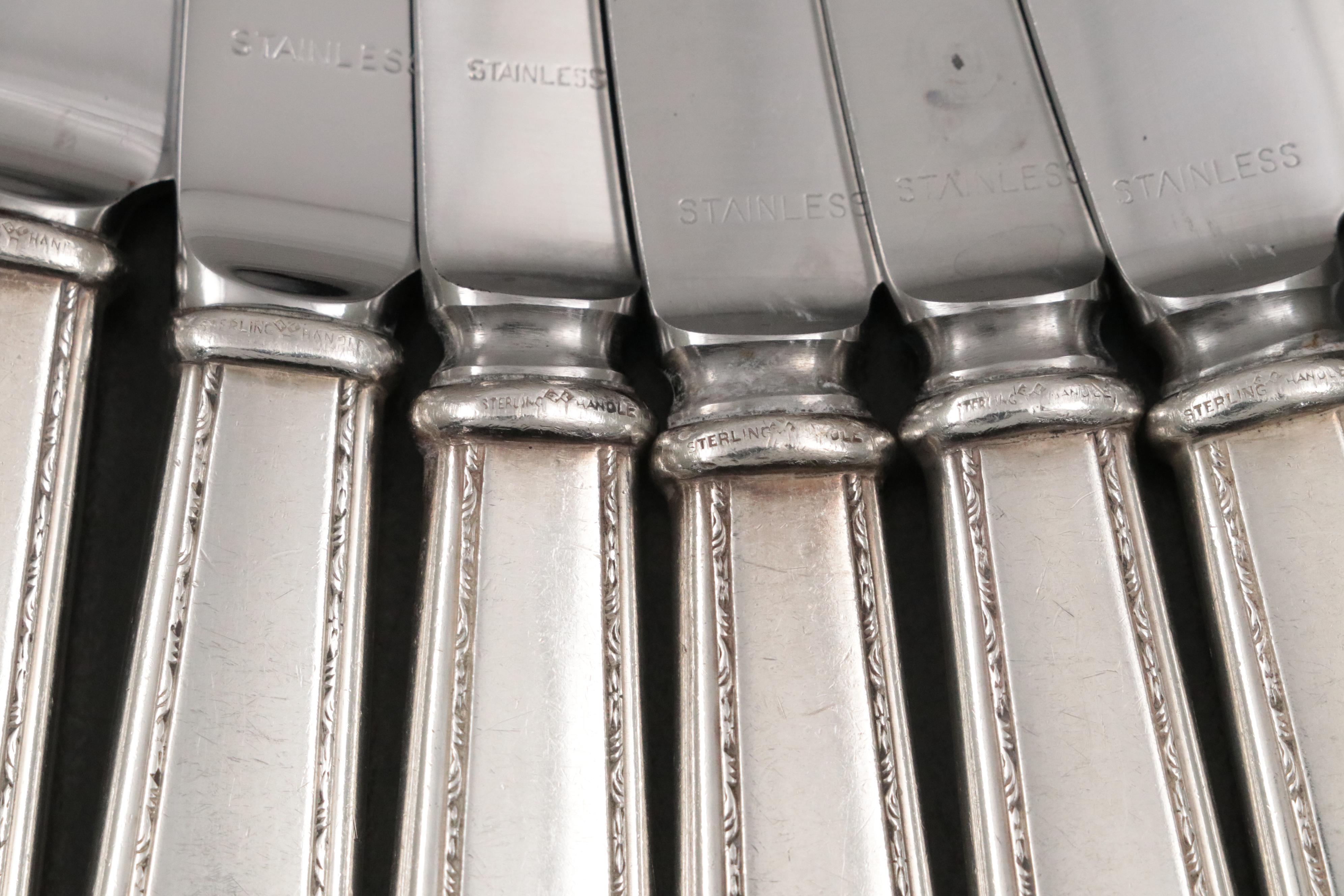 Lunt "William & Mary" Sterling Silver Flatware