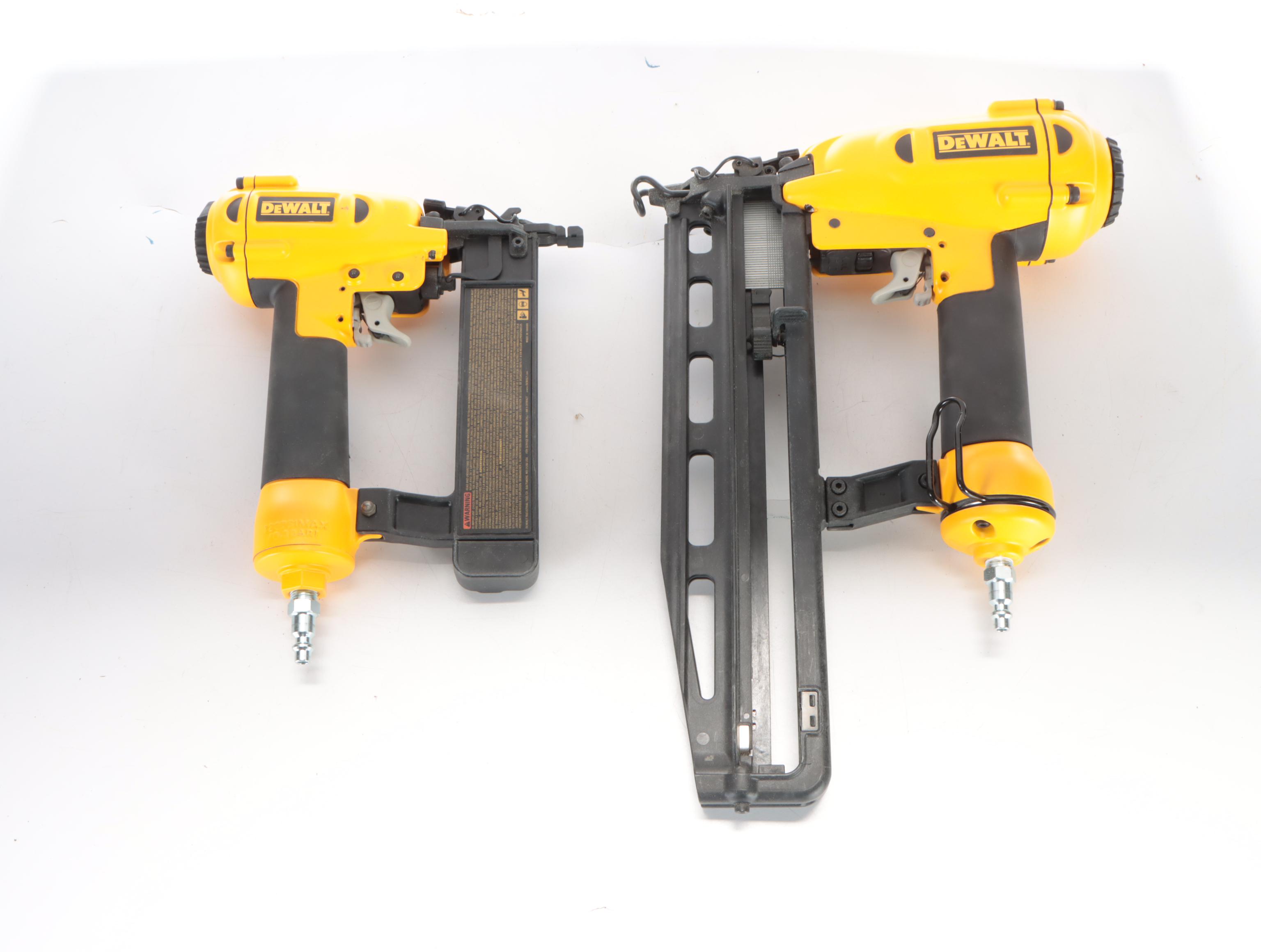 DeWalt Emglo Compressor with Brad Nailers and More