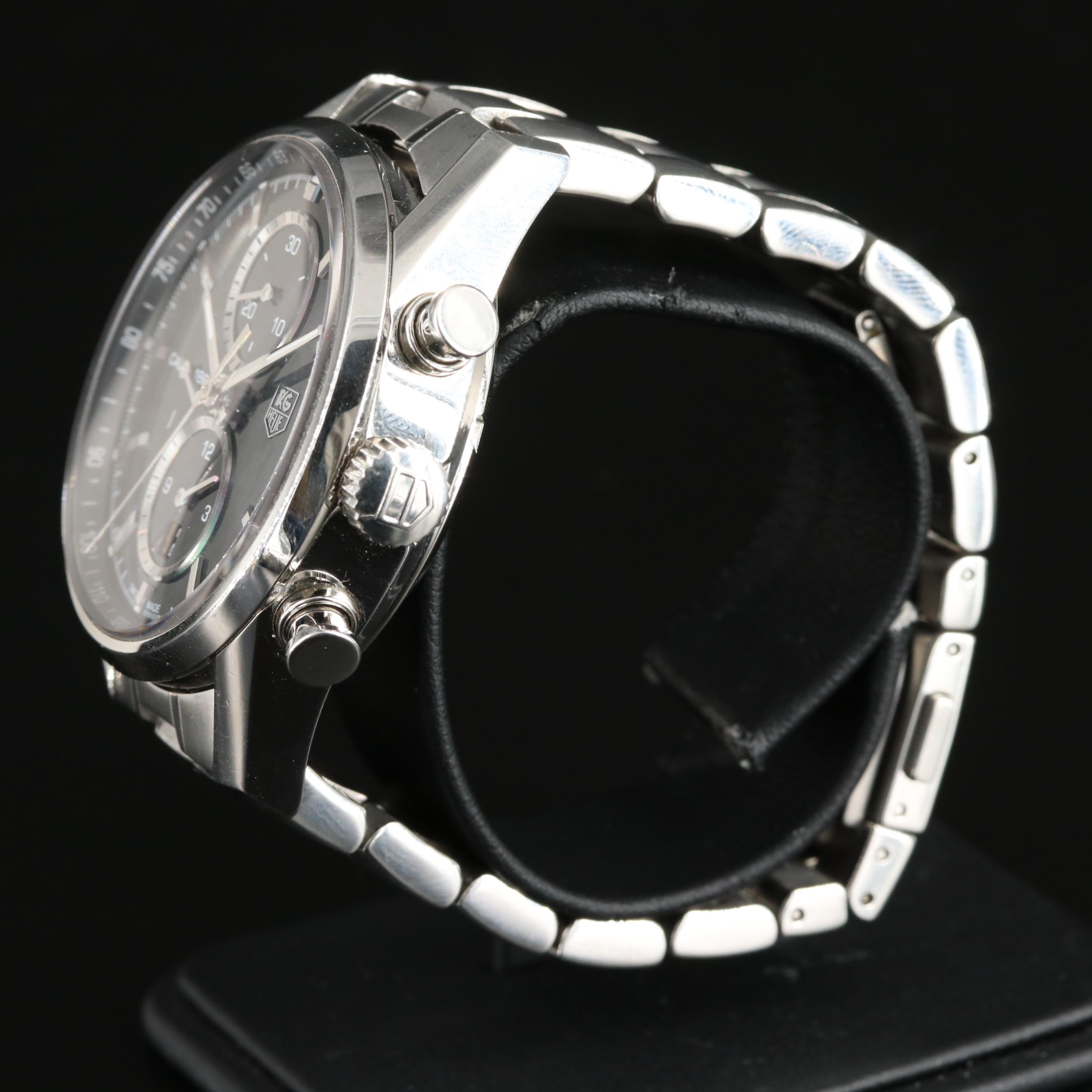 TAG Heuer Carrera Calibre 1887 Chronograph Watch with Mother of Pearl Dial