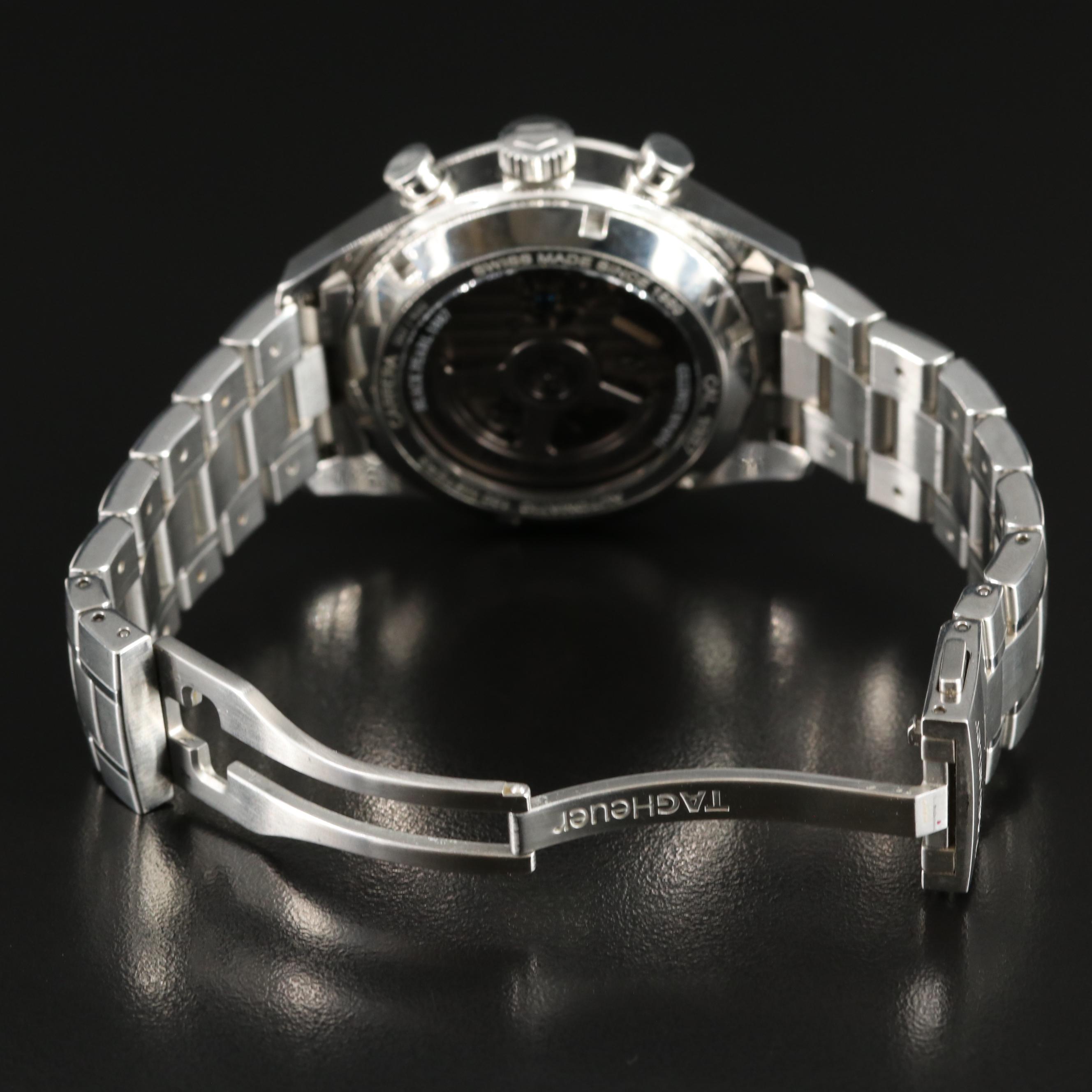 TAG Heuer Carrera Calibre 1887 Chronograph Watch with Mother of Pearl Dial