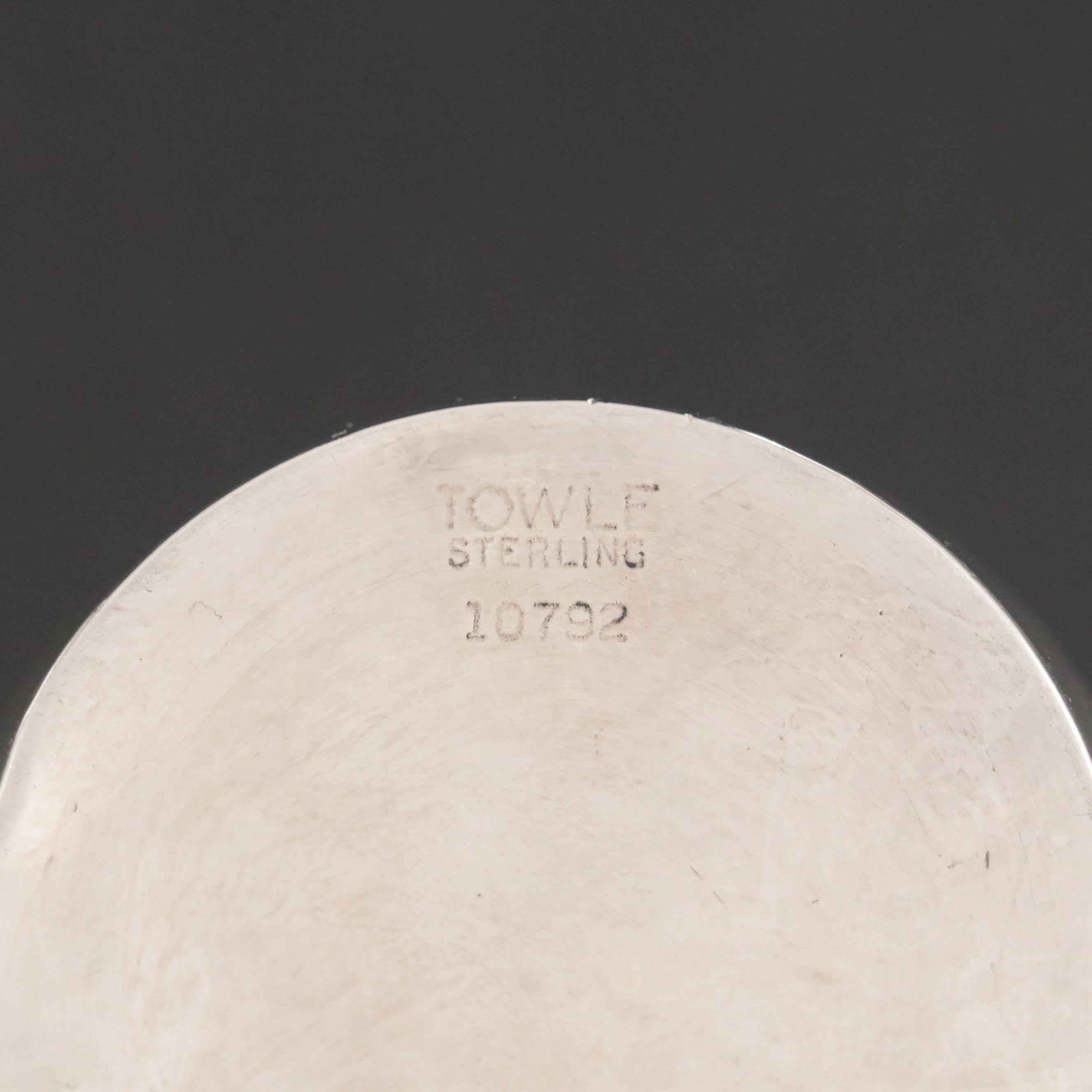 Towle Sterling Silver Baby Cup with Saart Brothers Sterling Baby Spoon