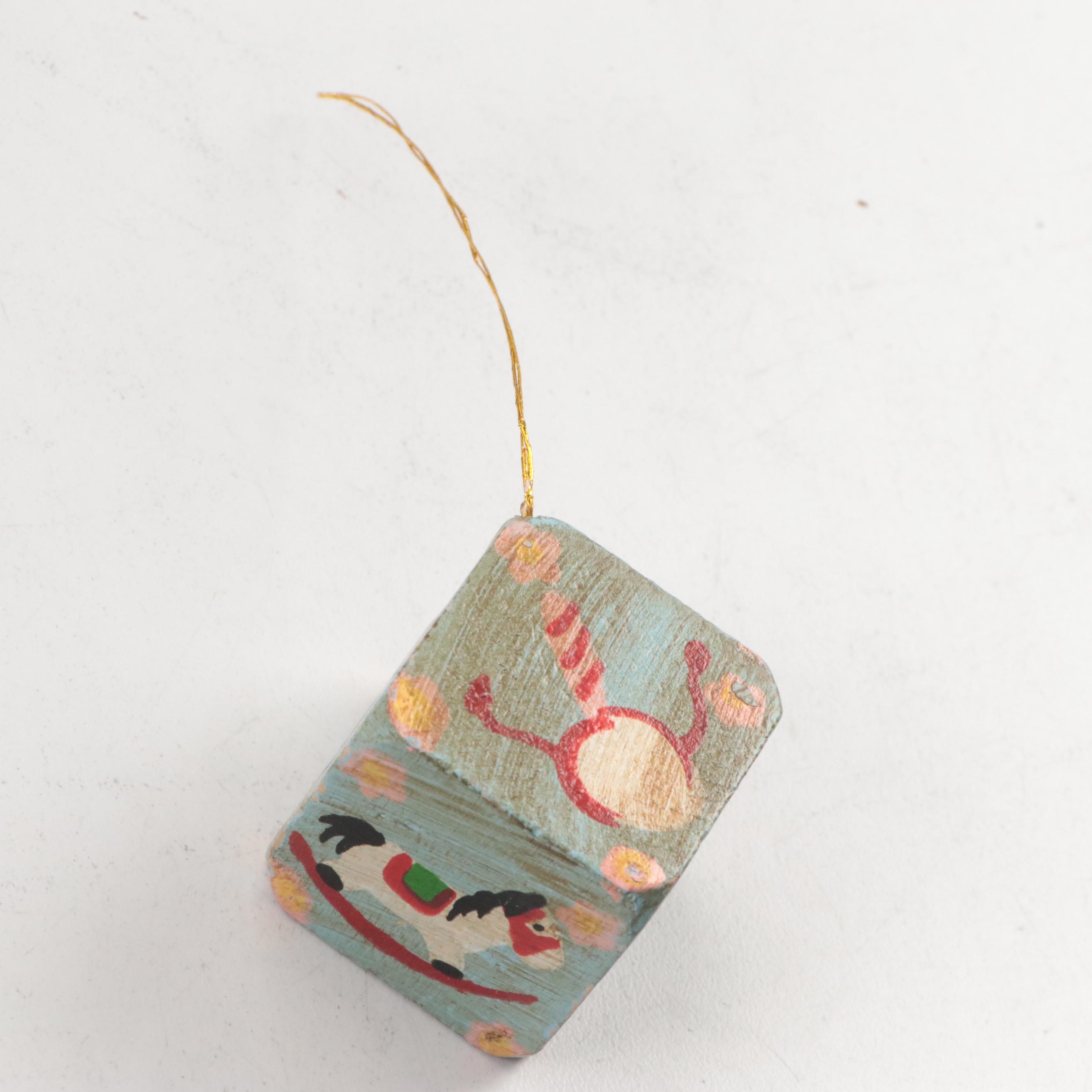 Shiny Brite Bottlebrush Trees with Other Christmas Décor