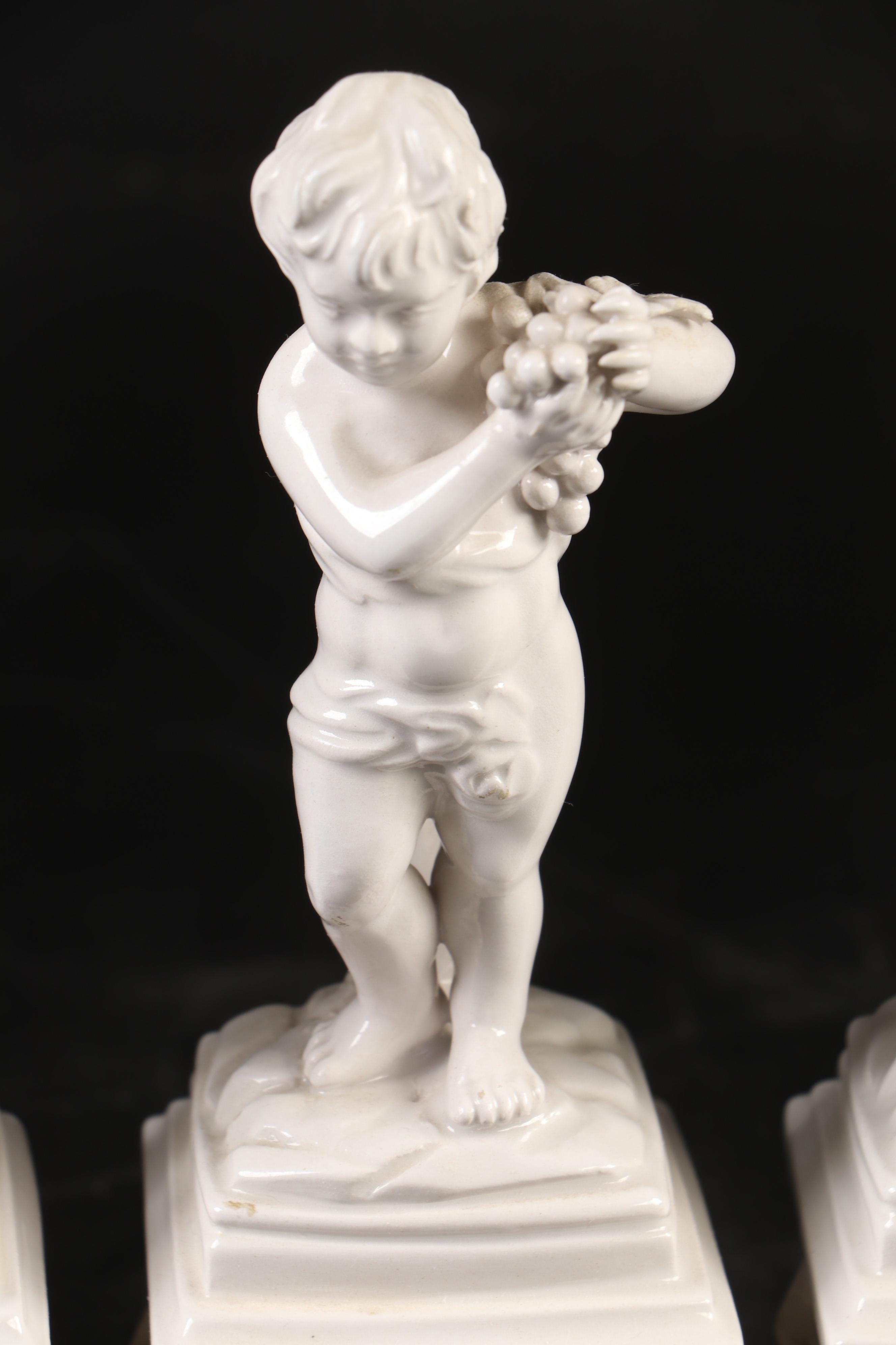 Italian Mottahedeh "Florentine" Ceramic Tureen, Planters, and Figurines