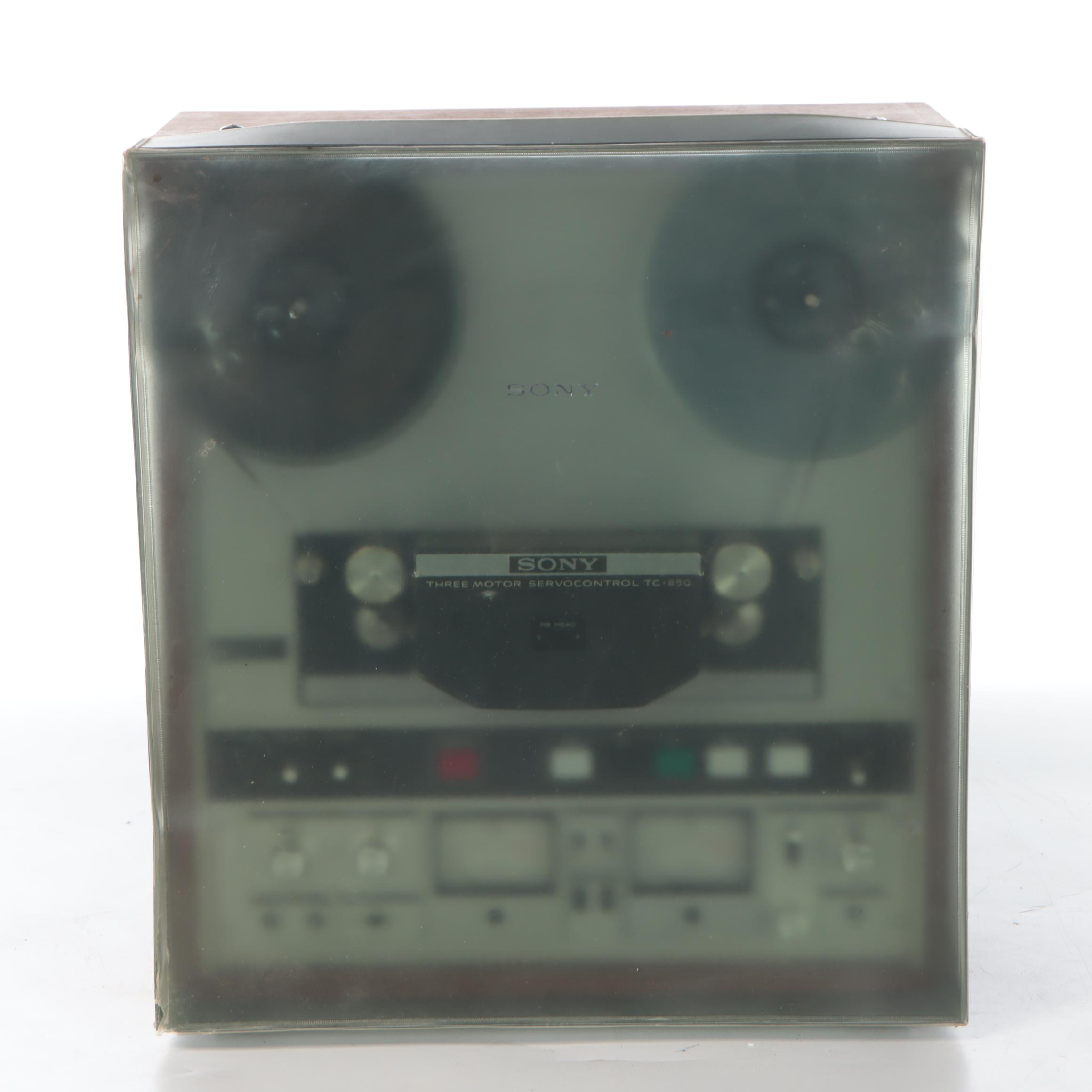 Sony Three Motor Servocontrol TC-850 Reel to Reel Tape Recorder