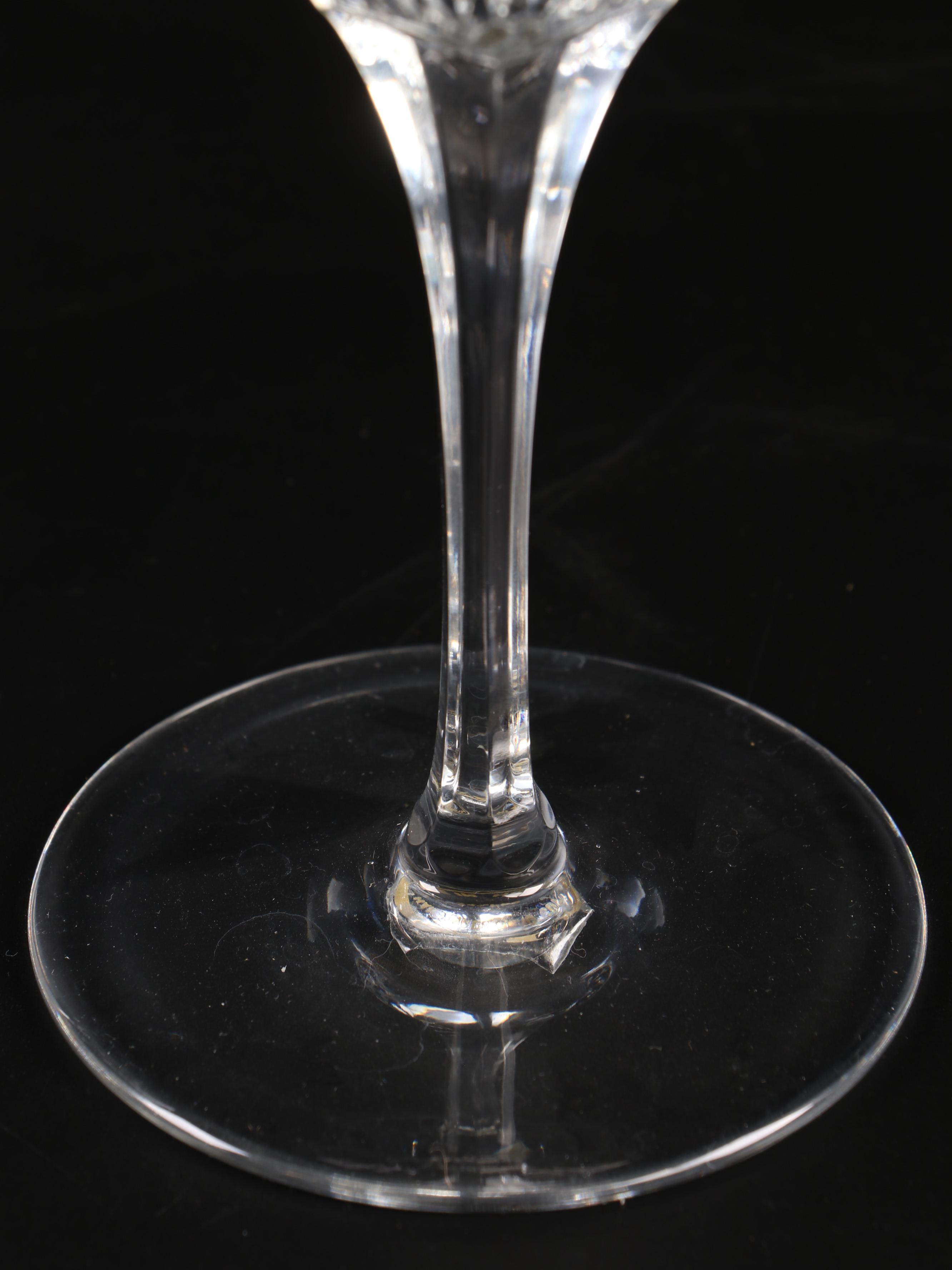 Hungarian Handcrafted Cut Crystal Martini Glasses