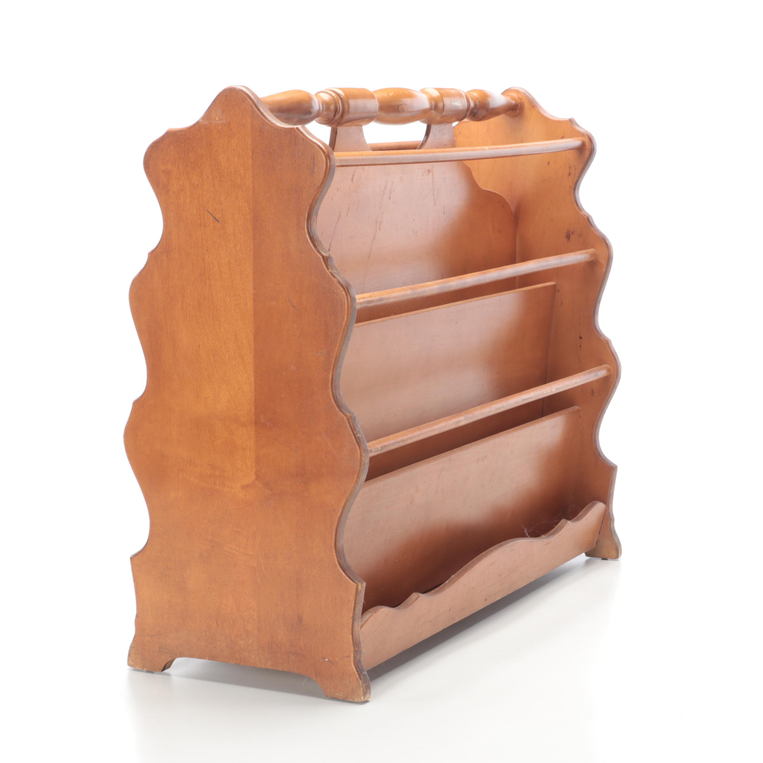 Pine Magazine Rack
