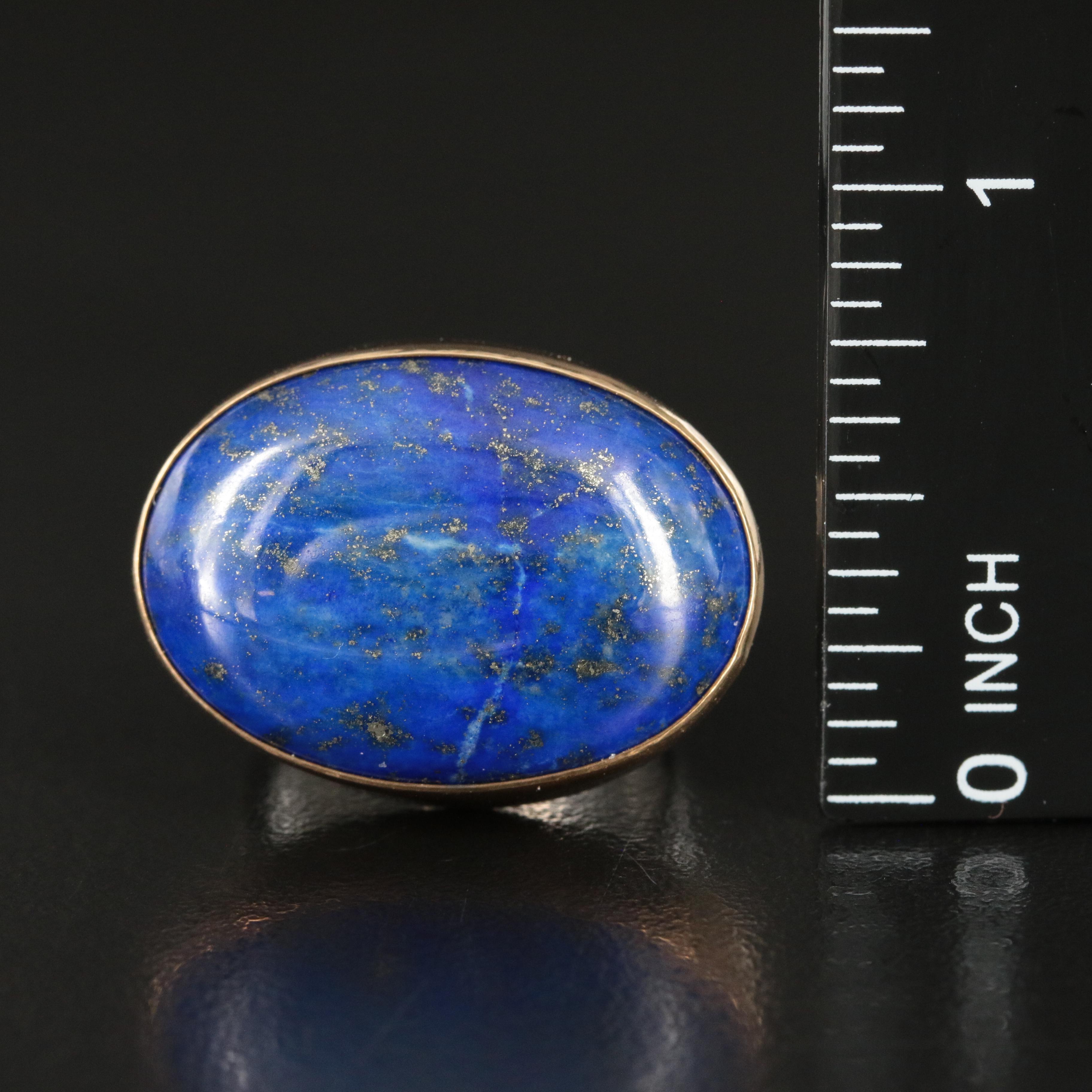 Jes MaHarry 'On a Clear Night' Sterling, 14K and Lapis Lazuli Ring