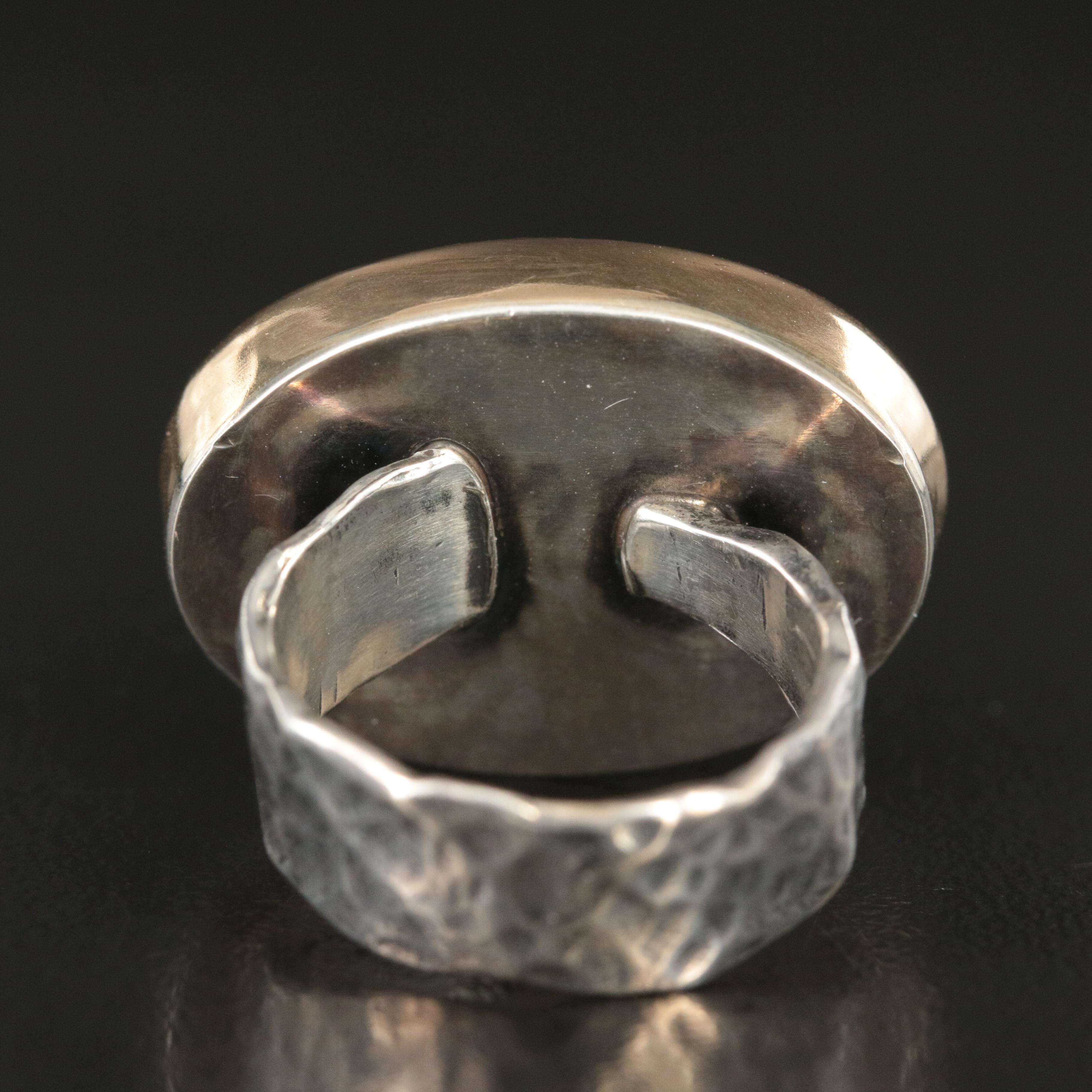 Jes MaHarry 'On a Clear Night' Sterling, 14K and Lapis Lazuli Ring