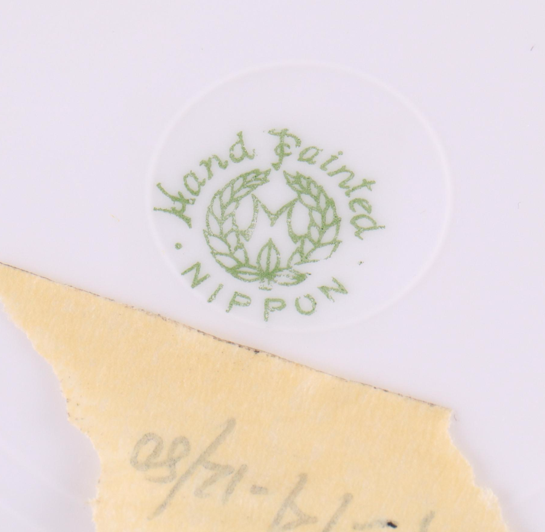 Koshida Satsuma Plate with Other Nippon Hand-Painted Porcelain