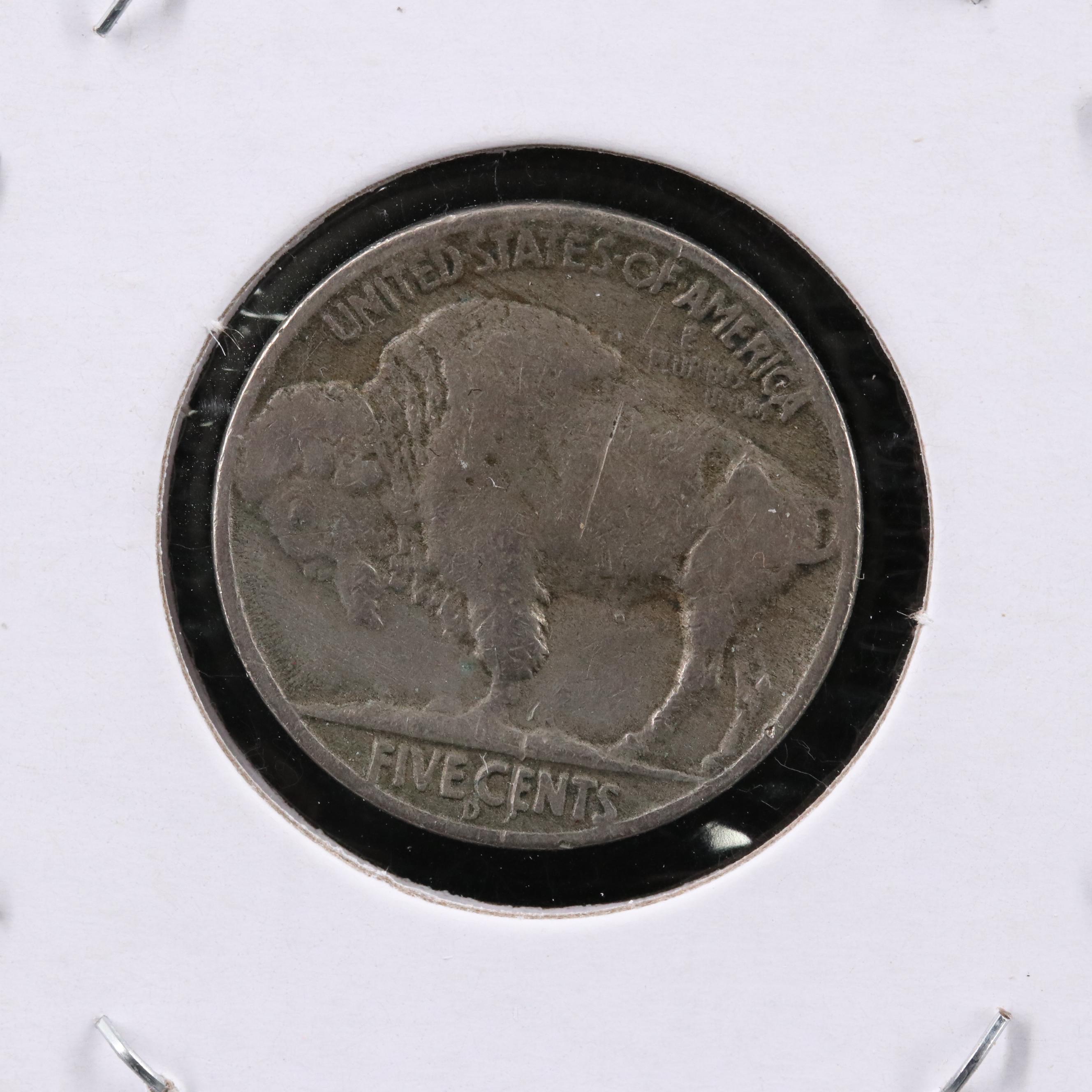 Key Date 1937-D Three Legged Buffalo Nickel