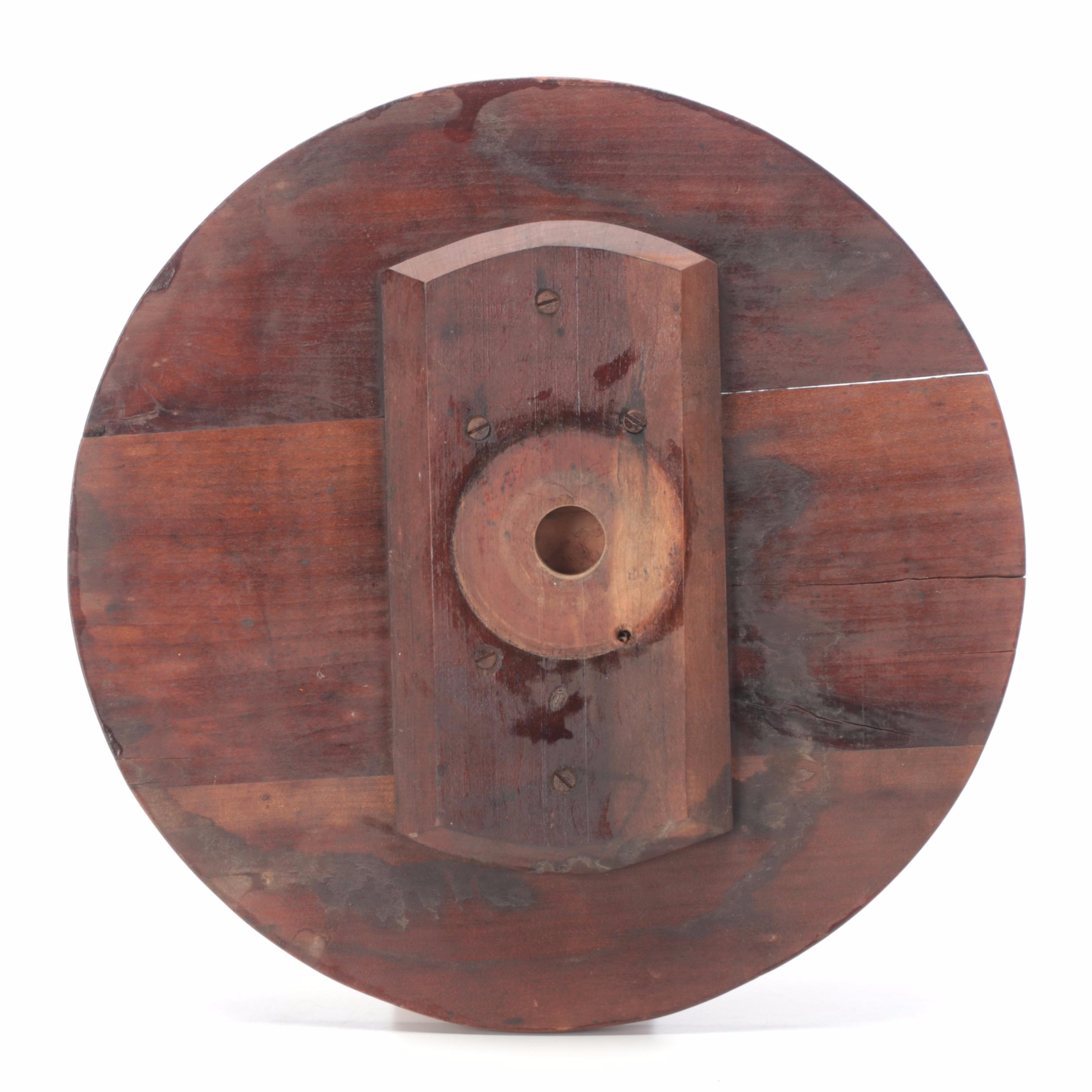 Late Victorian Hardwood and Cast Iron Stool or Side Table