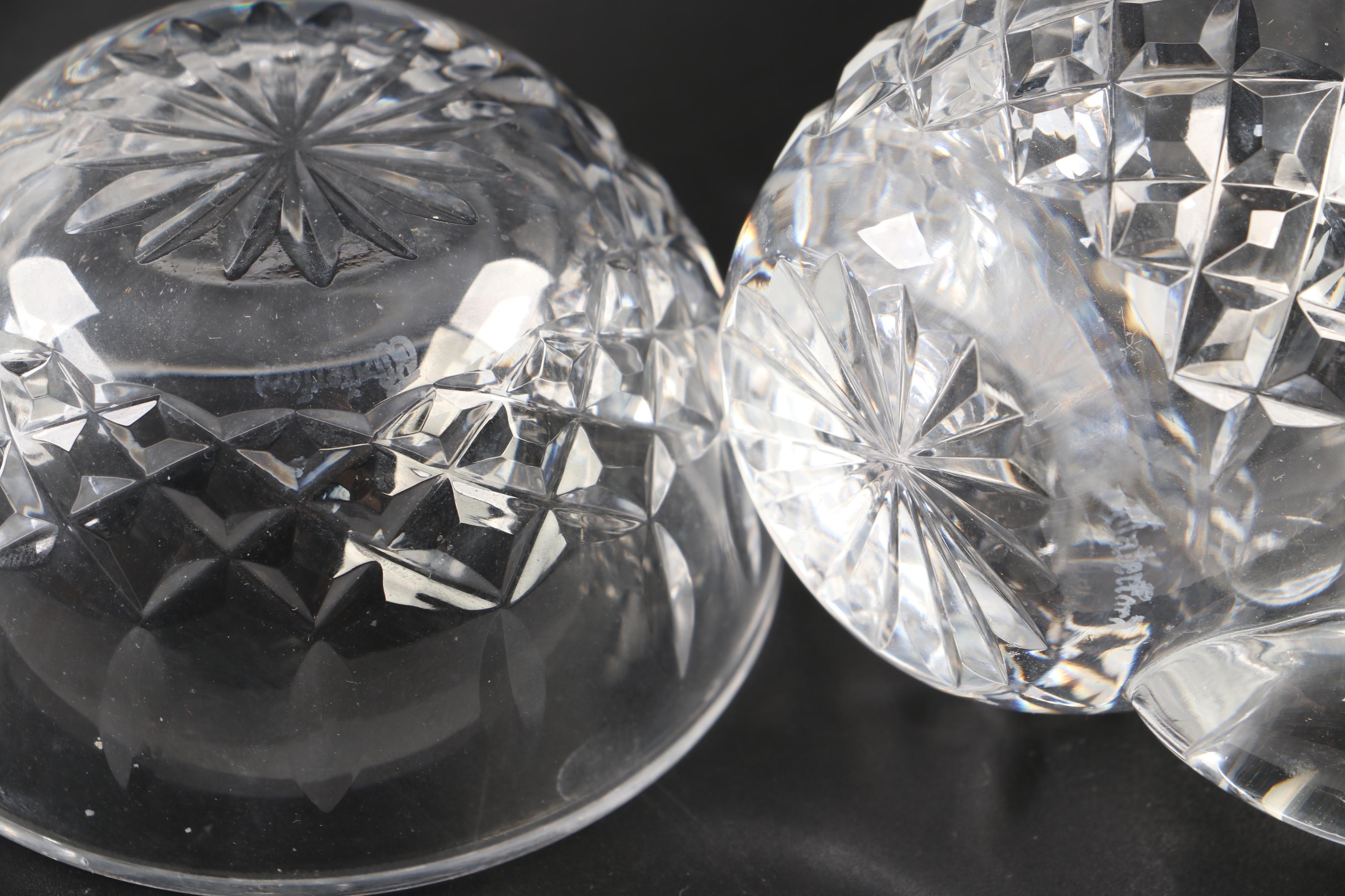 Cristal d'Arques Durand "Diamond" Highball Glasses with Other Crystal Tableware