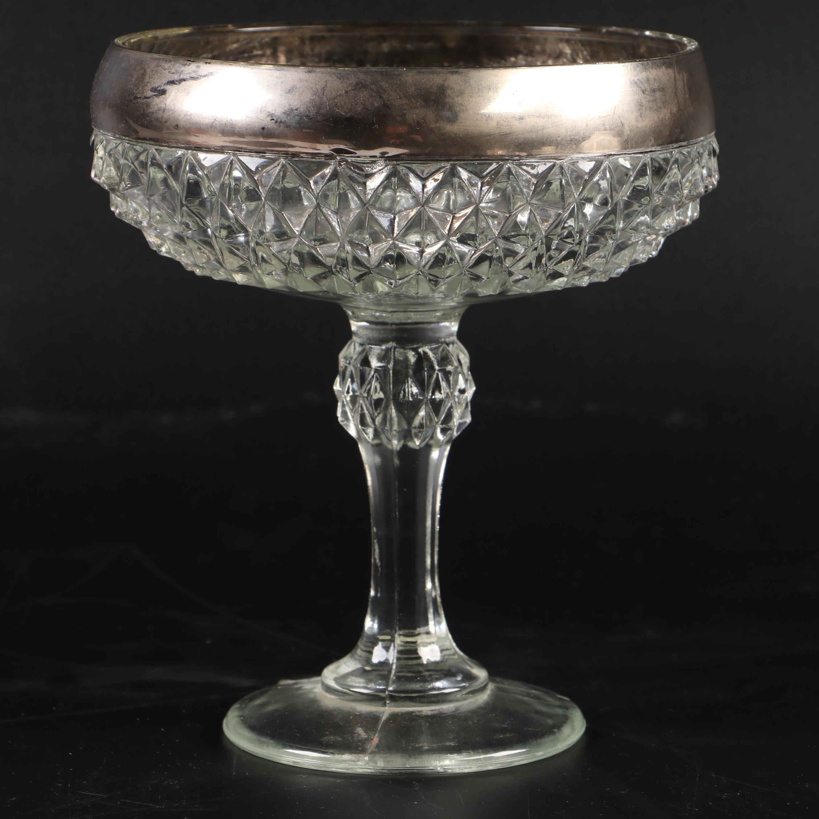 Cristal d'Arques Durand "Diamond" Highball Glasses with Other Crystal Tableware