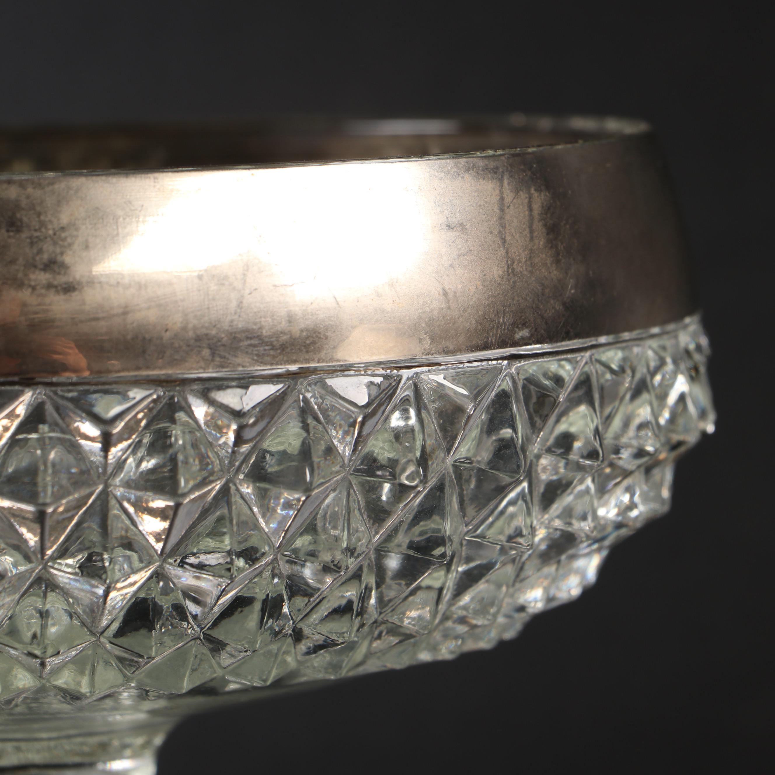 Cristal d'Arques Durand "Diamond" Highball Glasses with Other Crystal Tableware