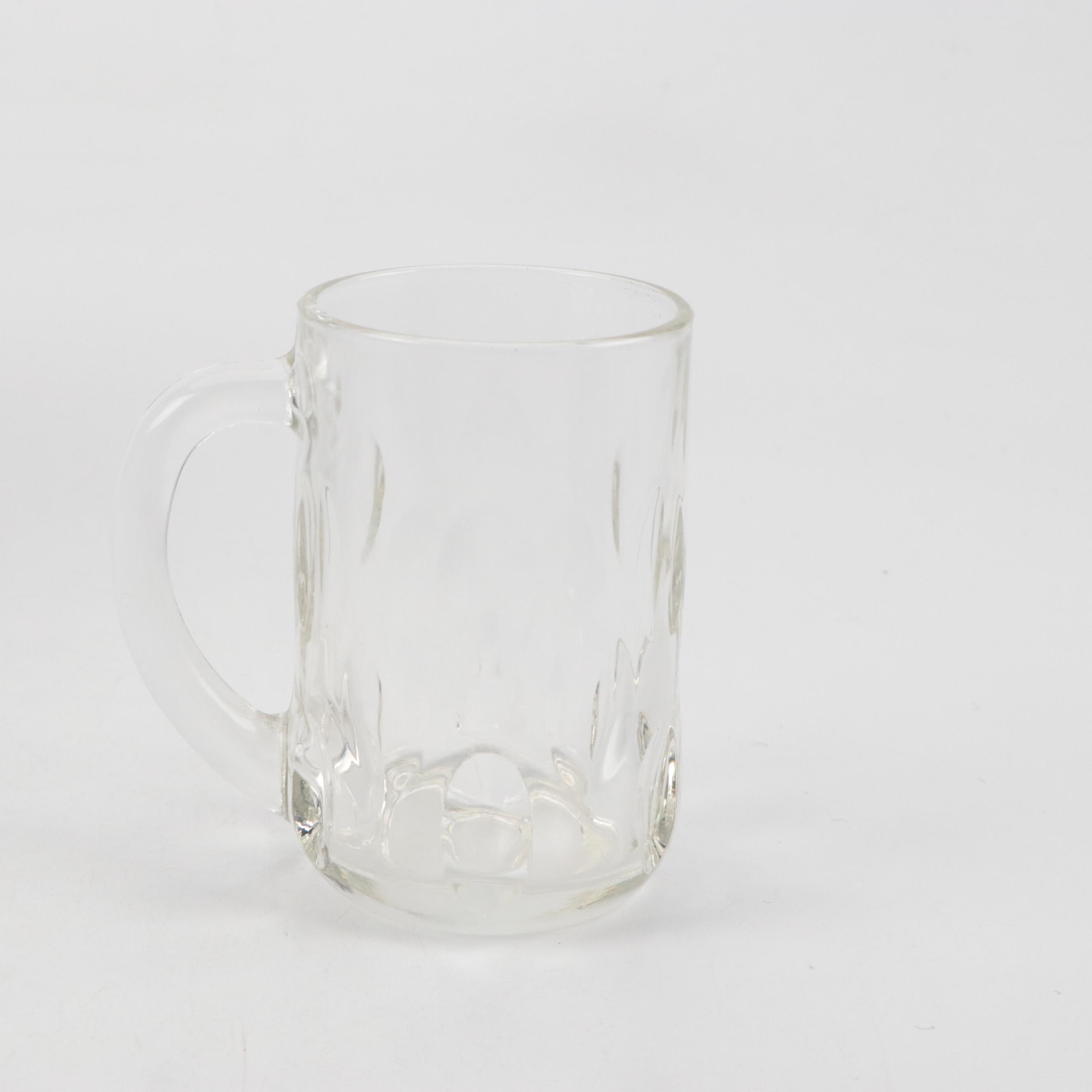 Sango Ceramic Serving Platter with Anchor Hocking Glass Beer Mug and More