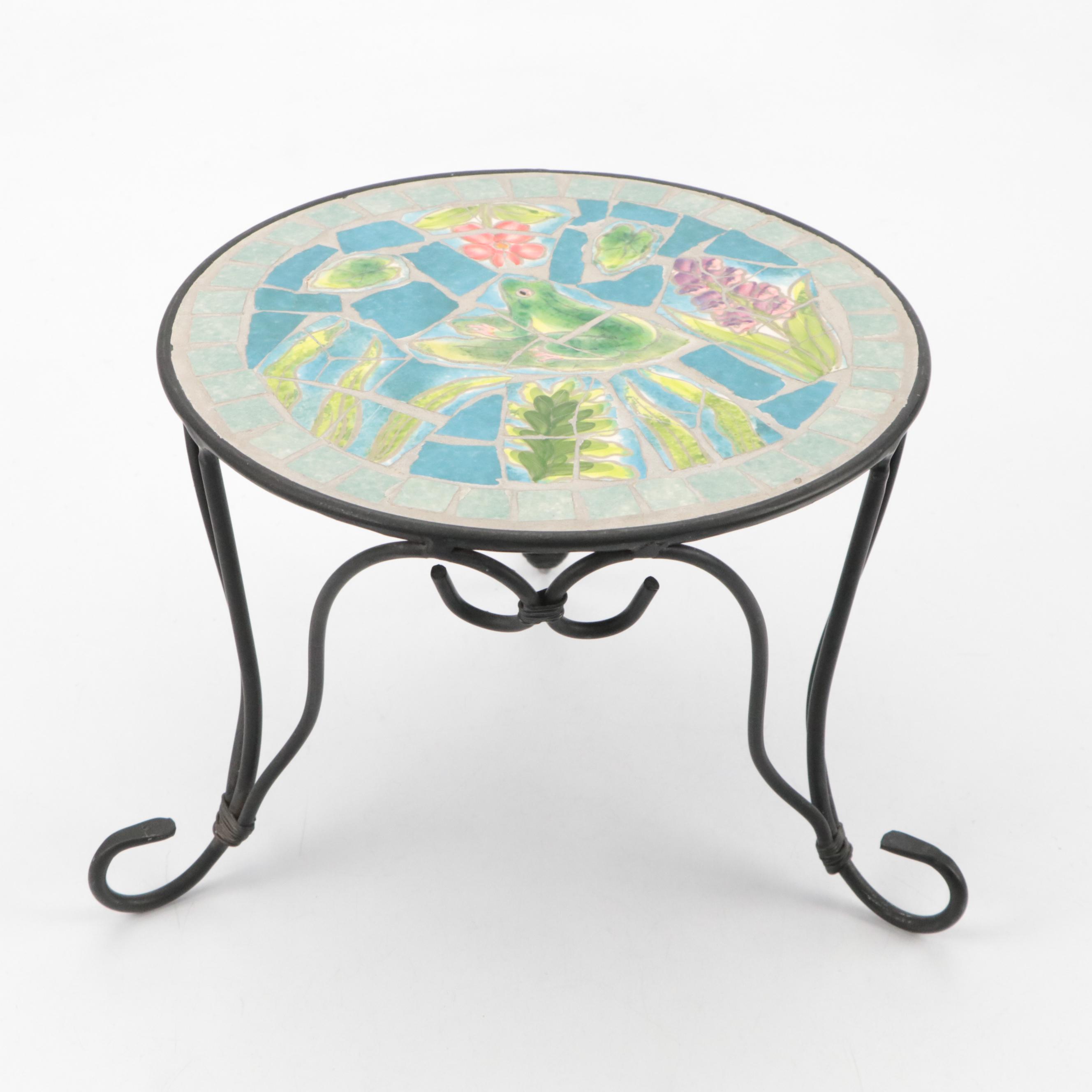 Sango Ceramic Serving Platter with Anchor Hocking Glass Beer Mug and More