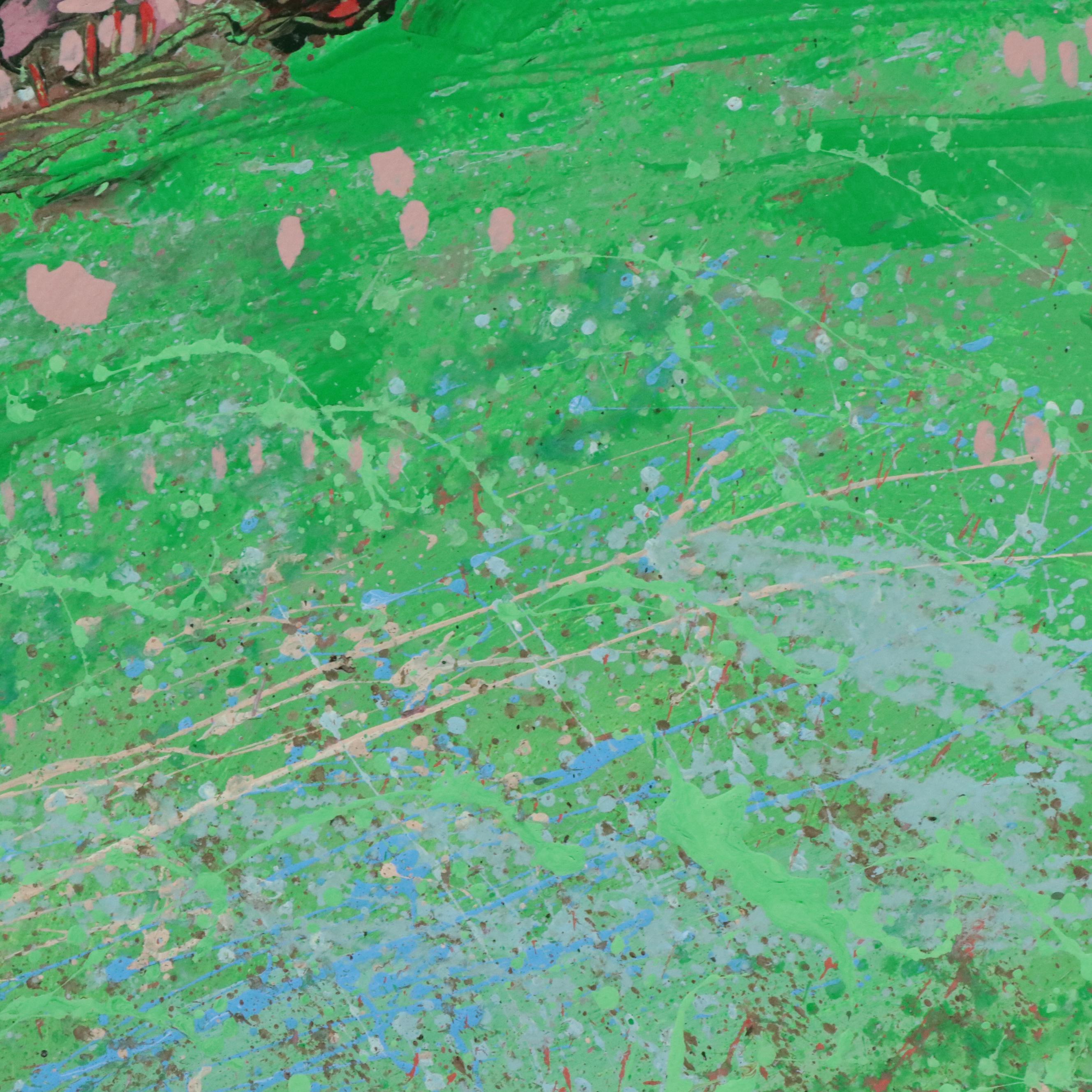 Harry Hilson Modern Landscape Acrylic Painting