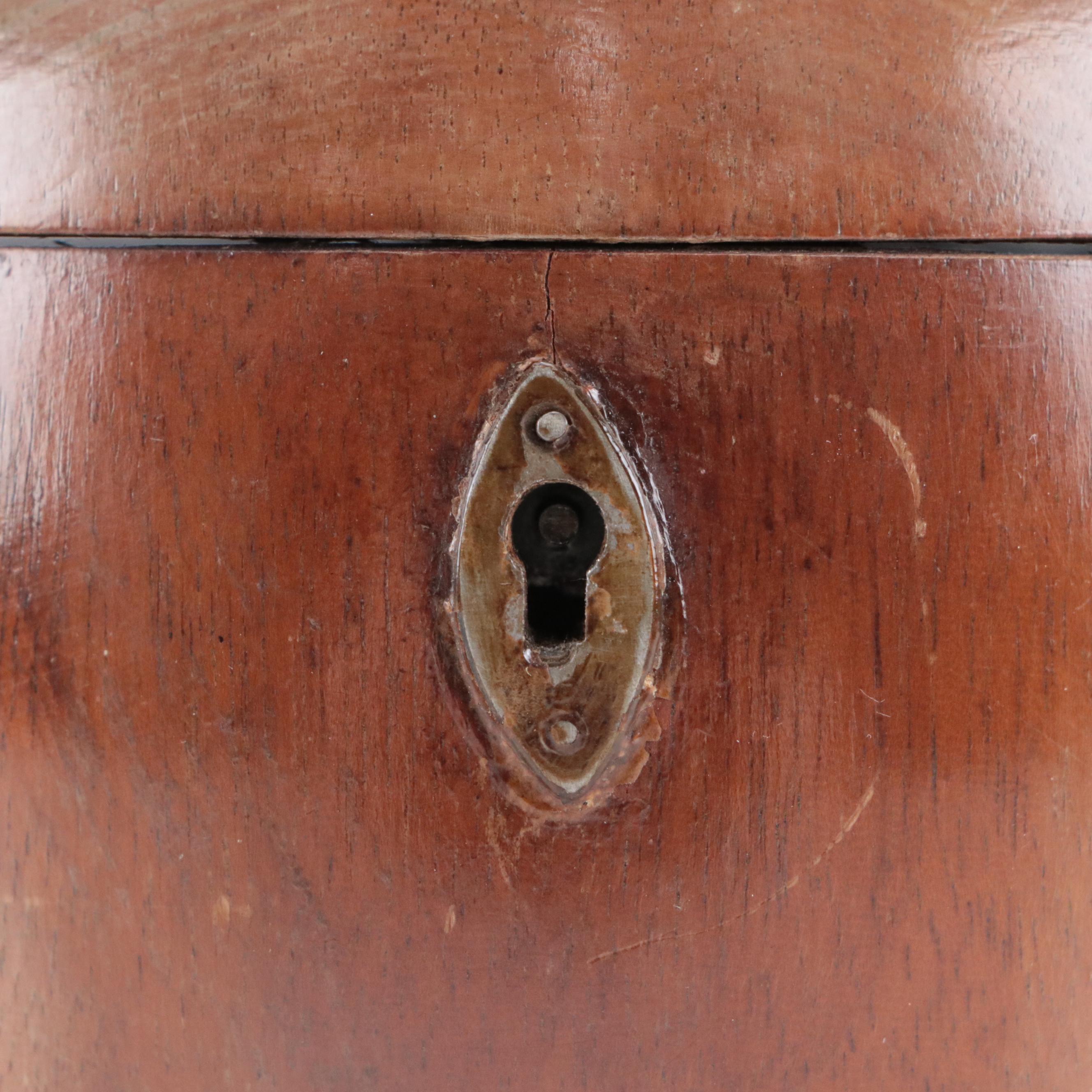 Fruitwood Treenware Apple Shaped Tea Caddy