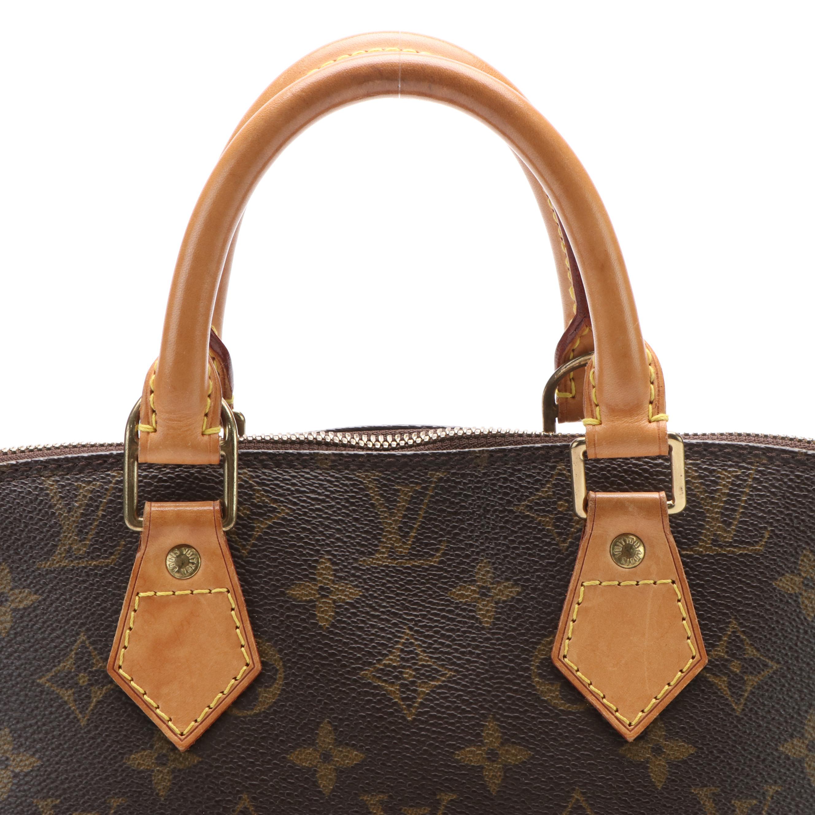 Louis Vuitton Alma Monogram Canvas Handled Bag