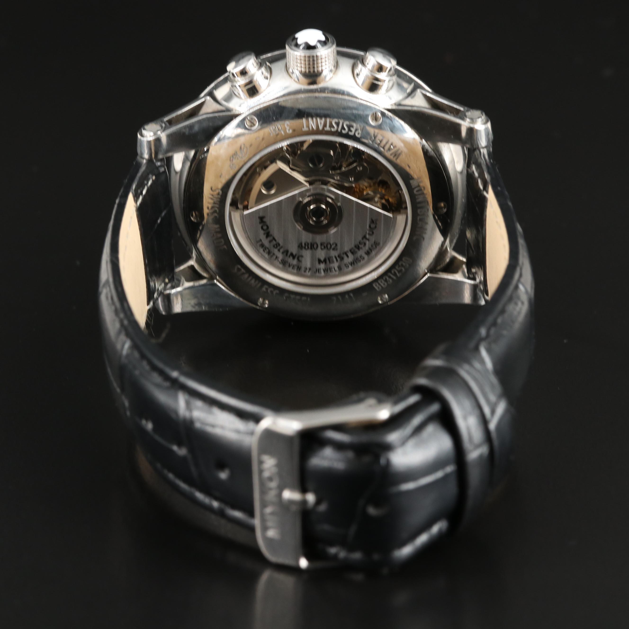 Stainless Steel Montblanc Timewalker Chronohraph Watch