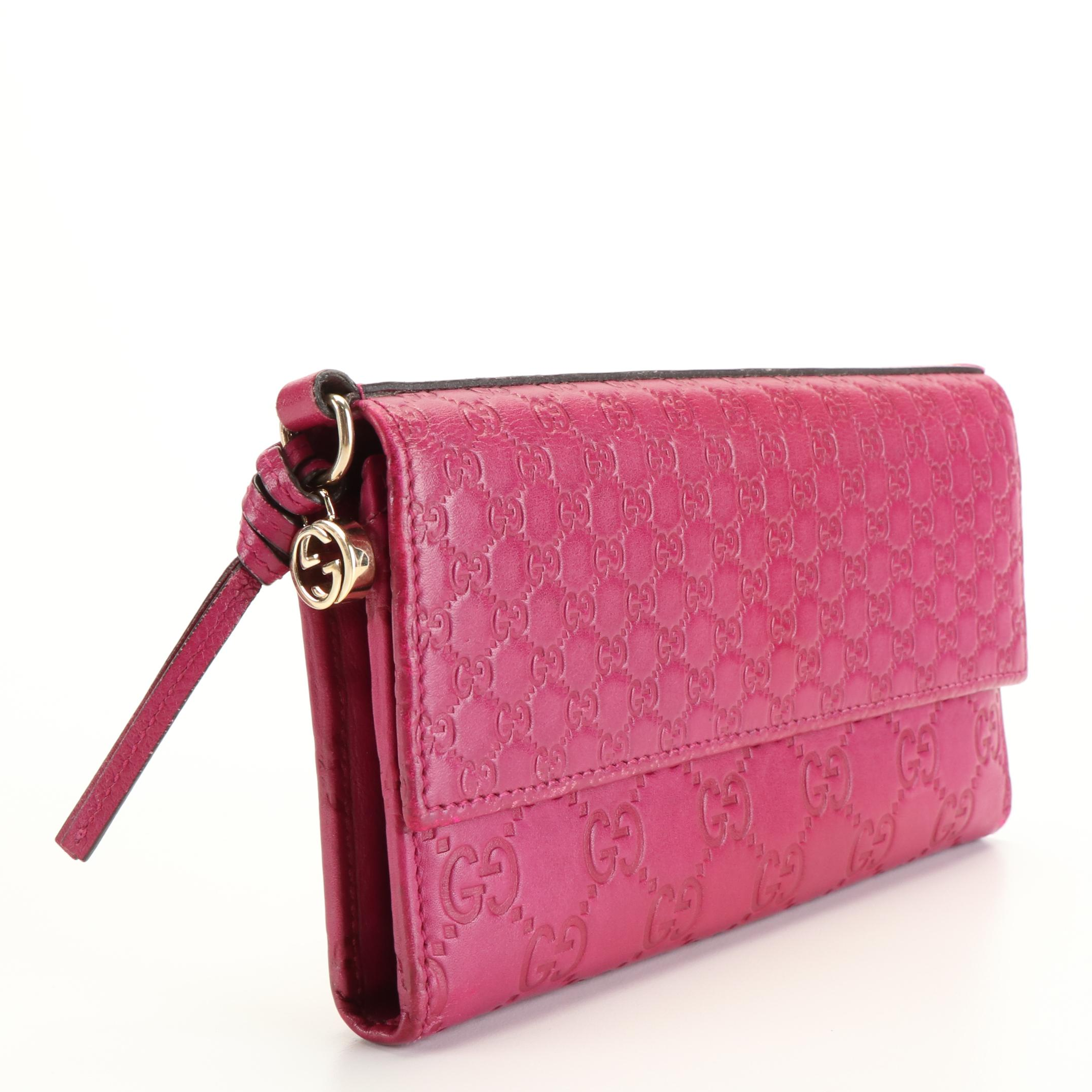 Gucci Continental Wallet in Guccissima and Microguccissima Leather