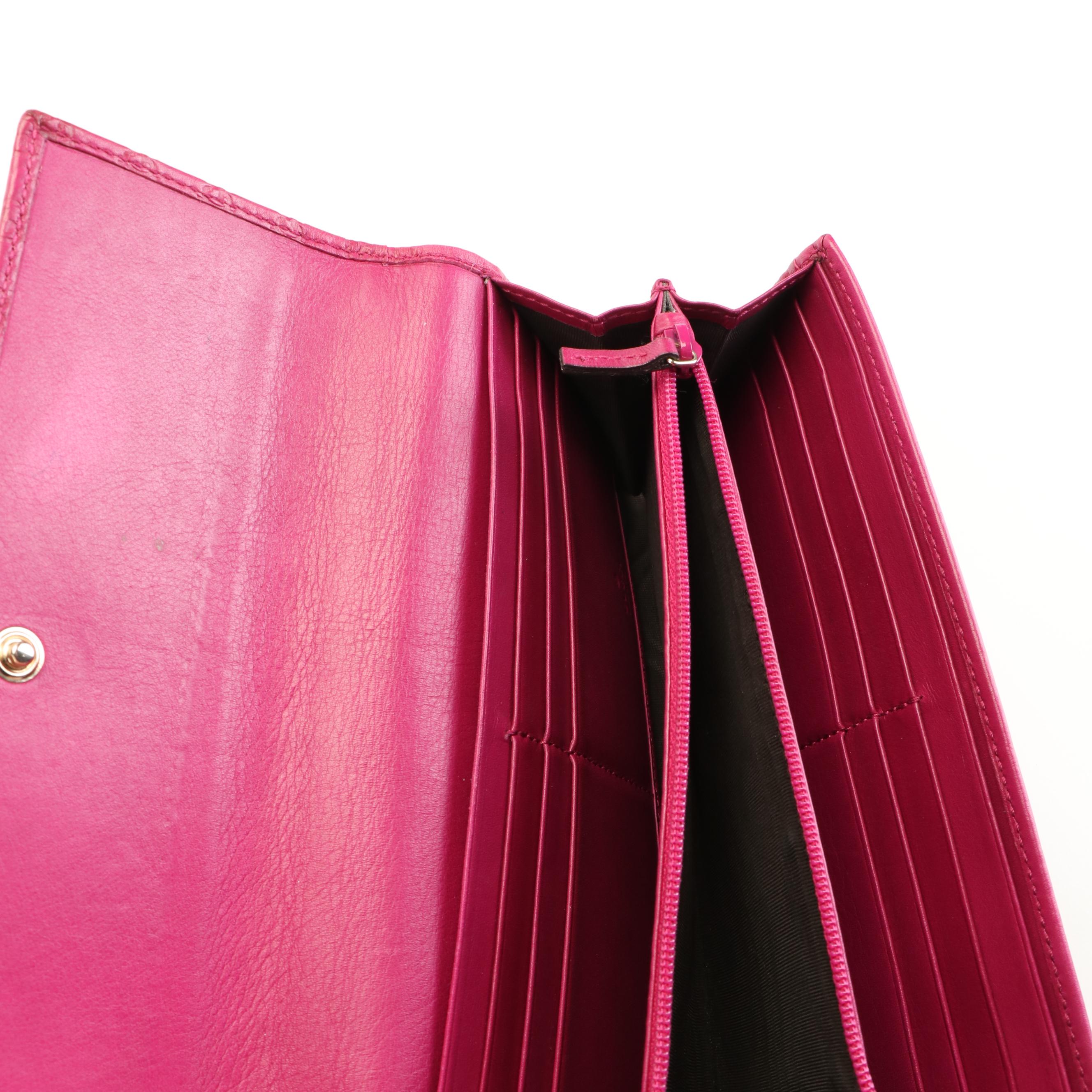 Gucci Continental Wallet in Guccissima and Microguccissima Leather