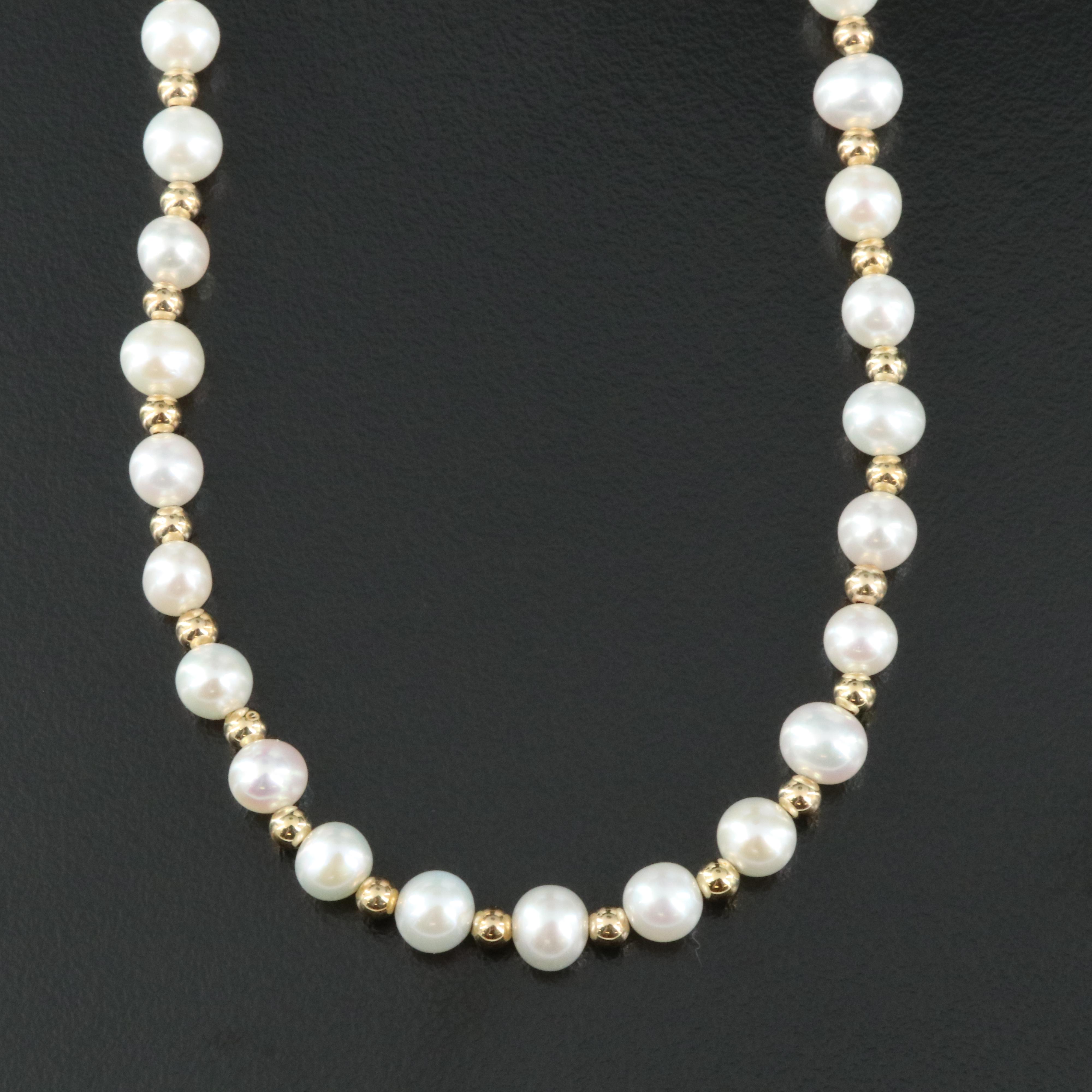 14K Pearl Necklace