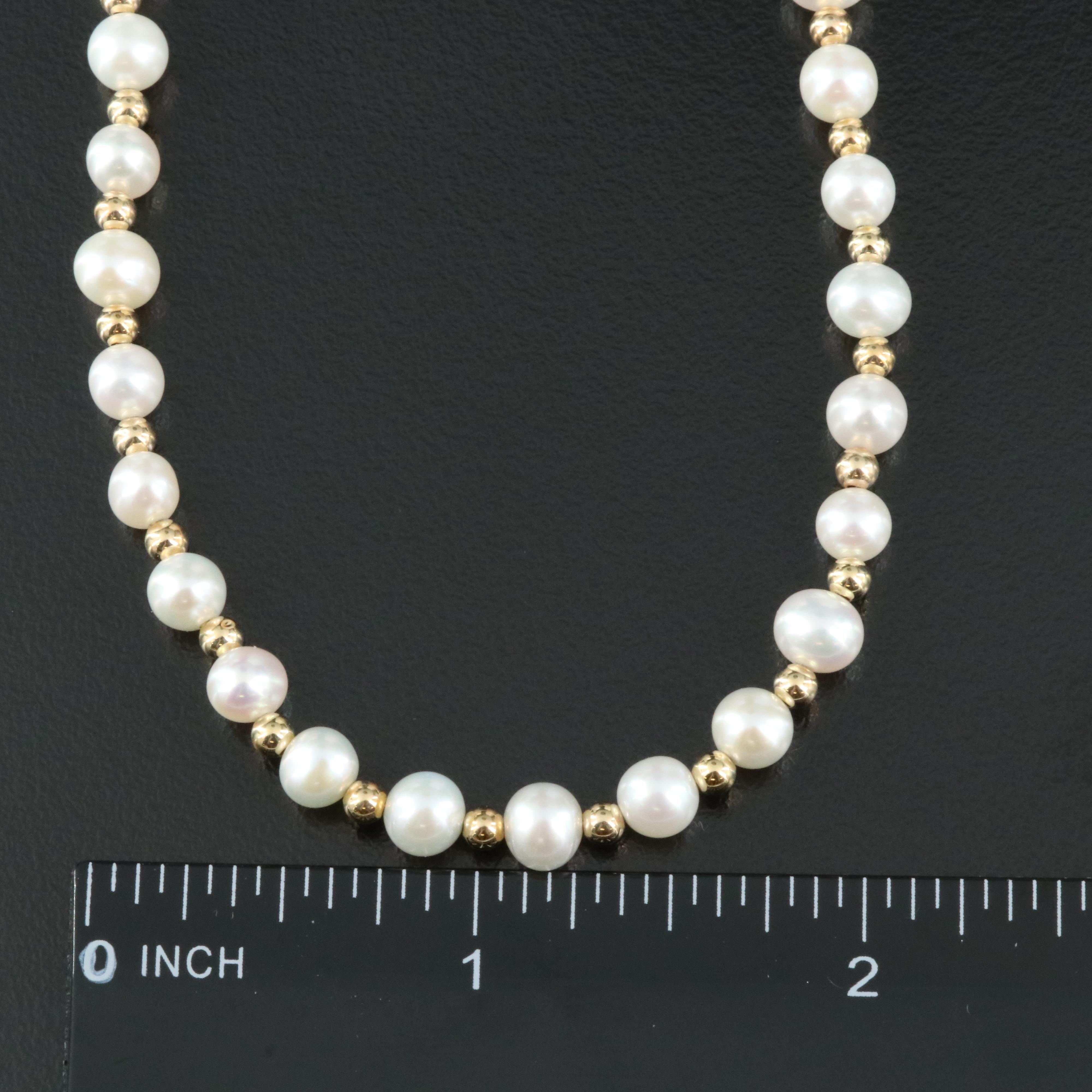 14K Pearl Necklace