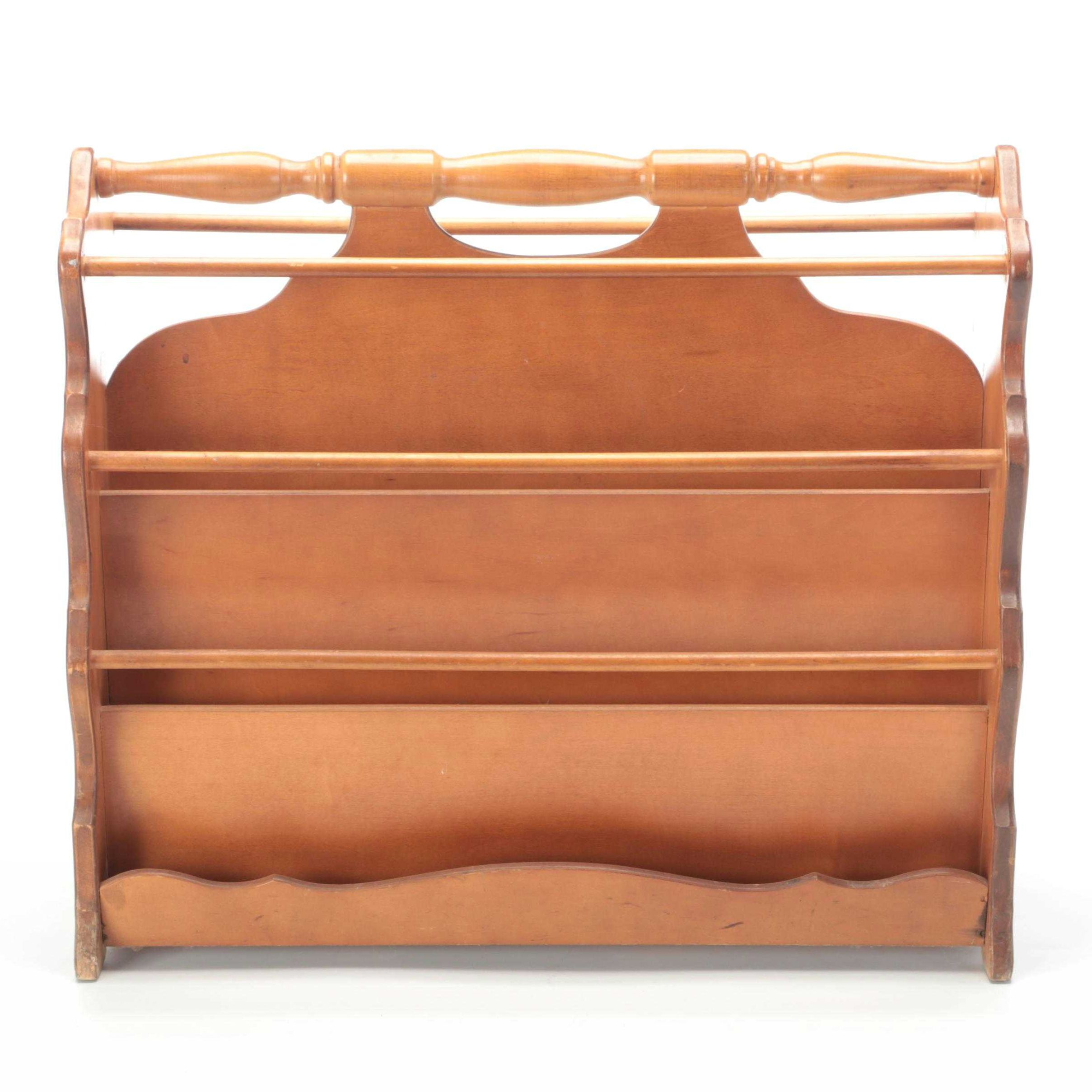 Pine Magazine Rack