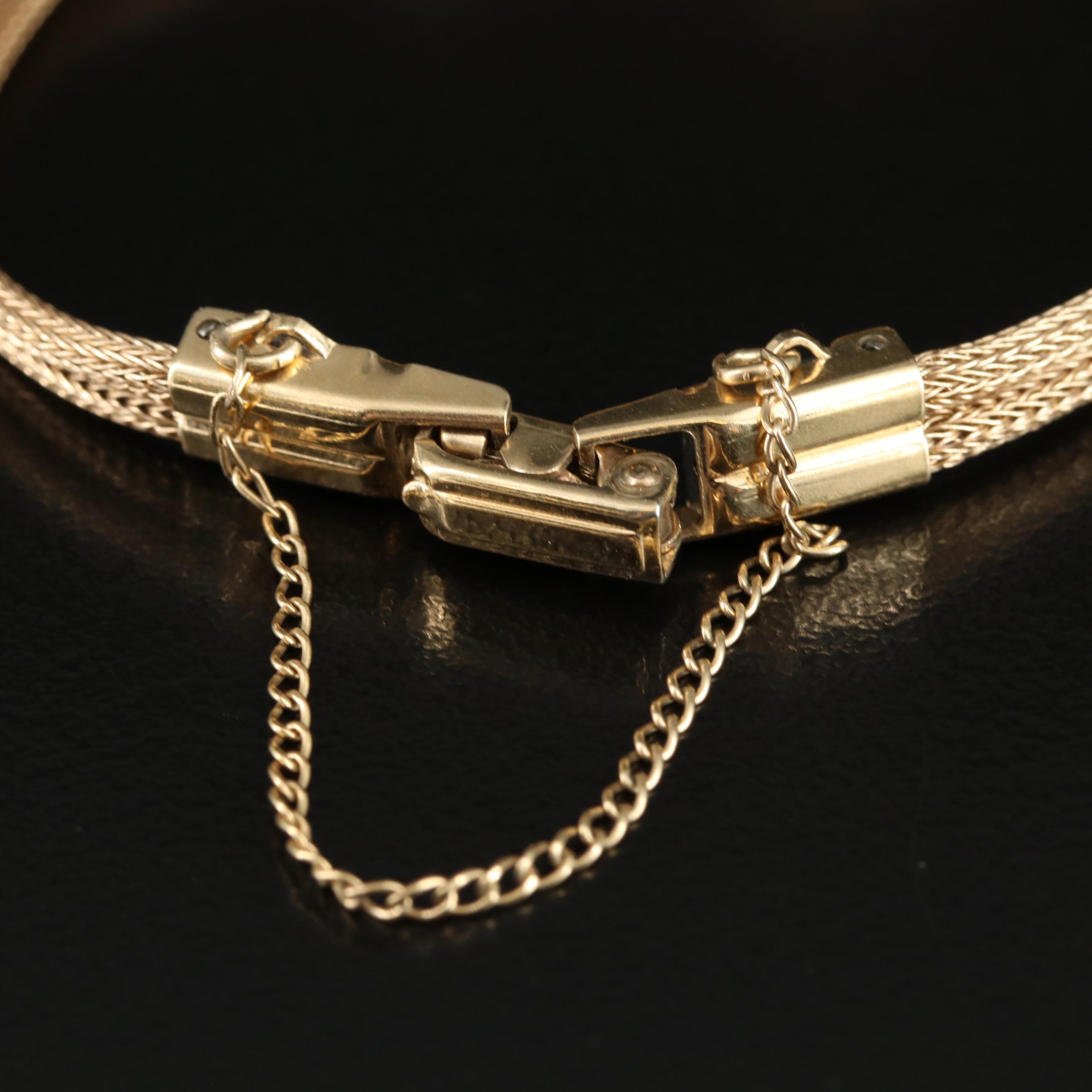 Vintage 18K Tudor Black Dial Stem Wind Watch